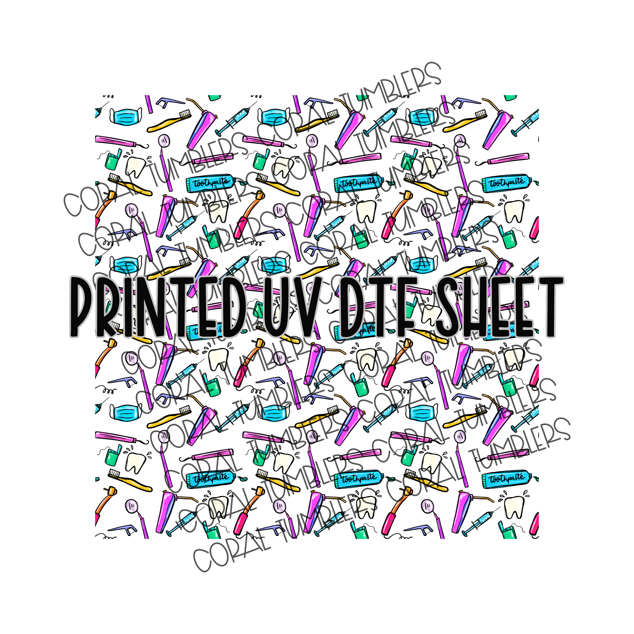 Dental Things UV DTF Sheet
