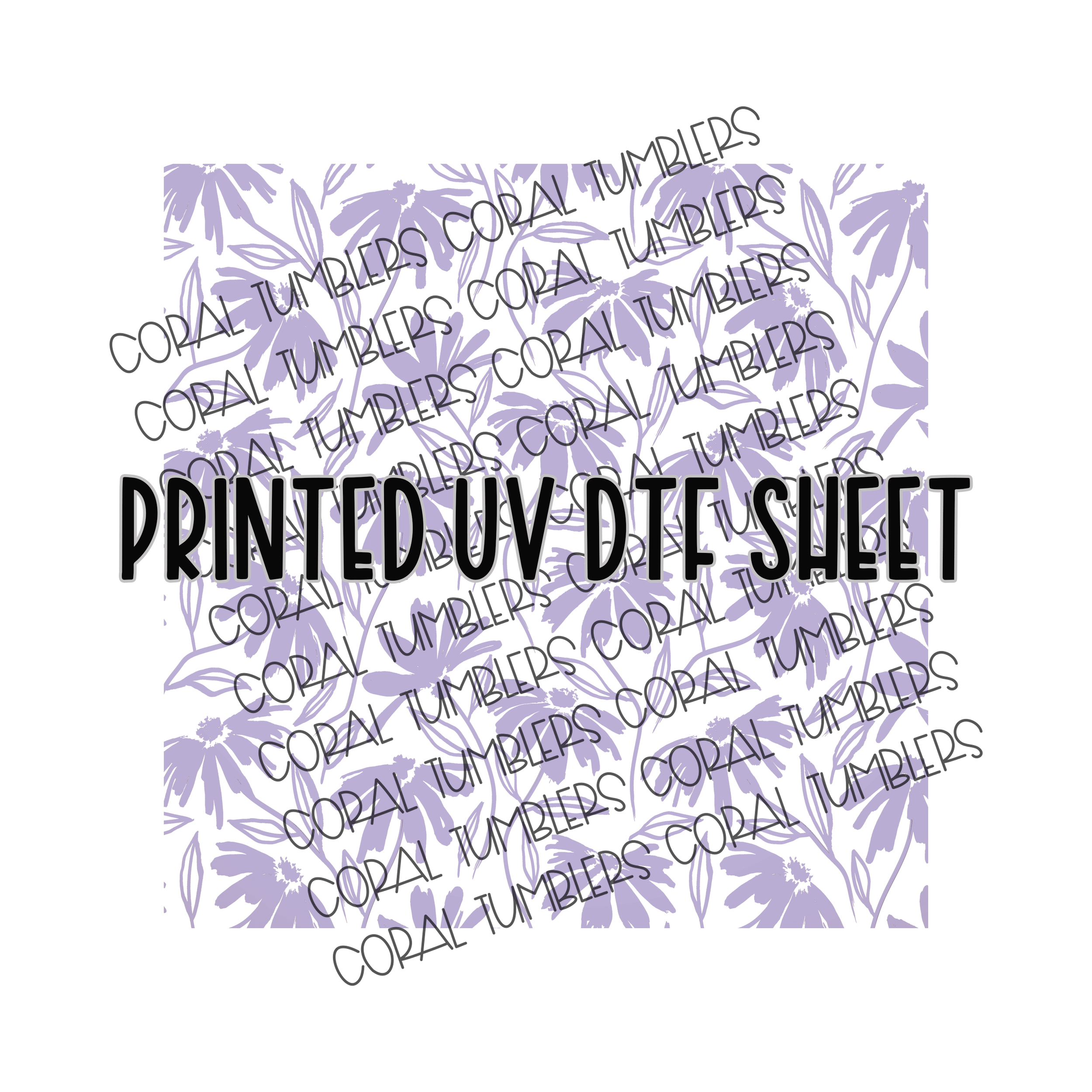 Silhouette Lilac UV DTF Sheet