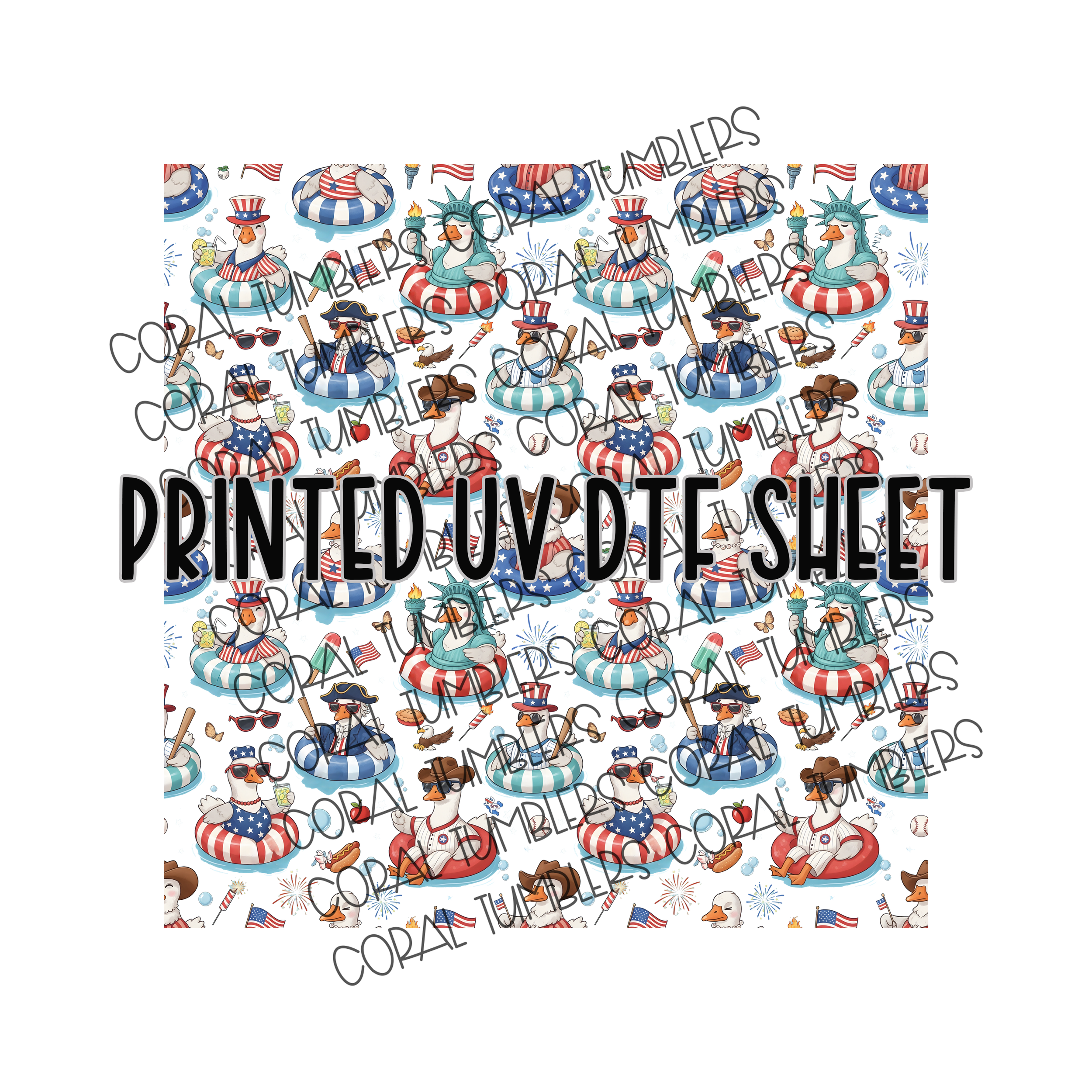 USA Goose UV DTF Sheet