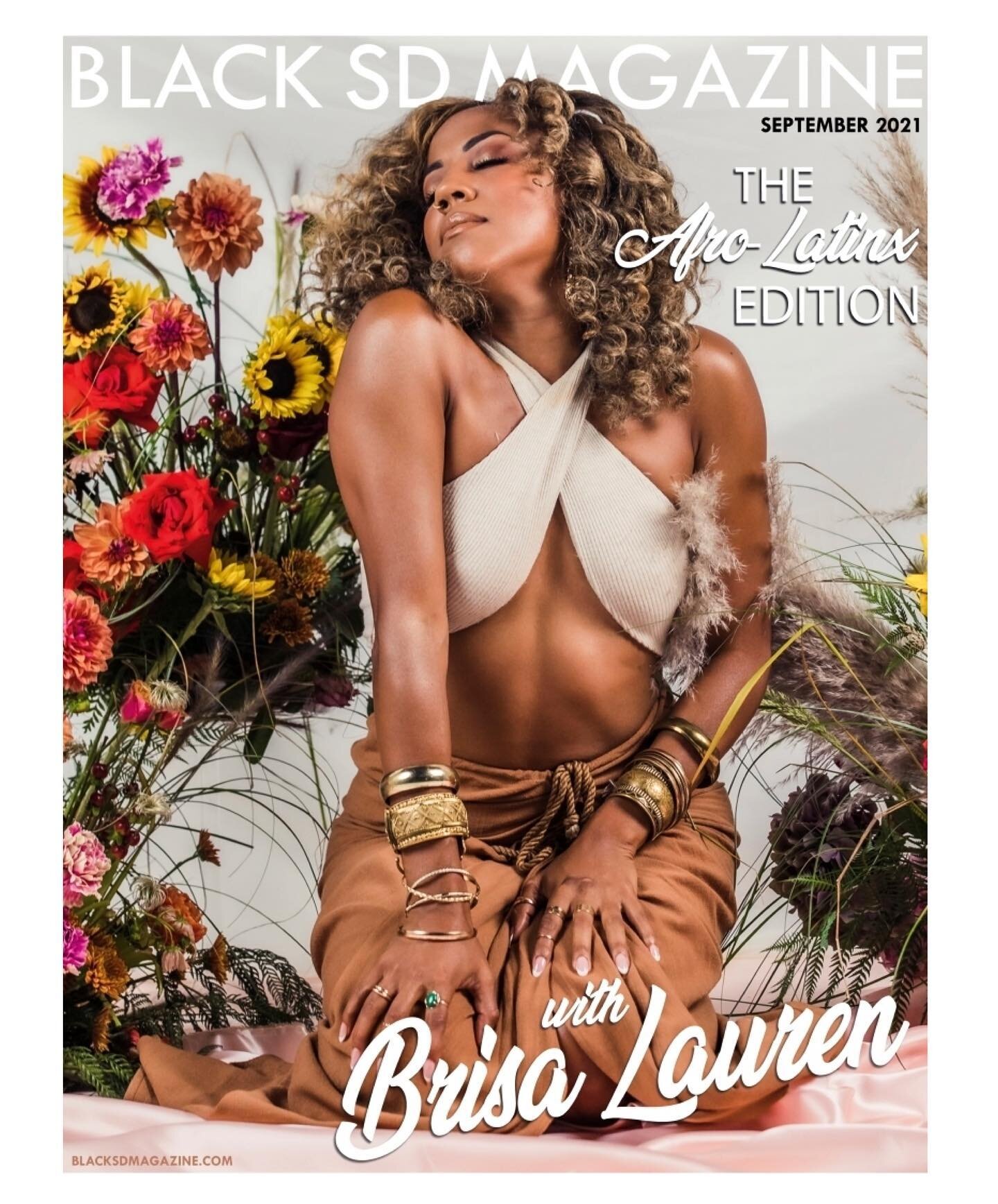 First Magazine Cover. Honored is an understatement ✨ Black San Diego Magazine&hellip;
The Afro-Latinx Edition September 2021 

**LINK IN BIO FOR PURCHASE**
.
.
.
.
.

&bull;CEO and Publisher of @blacksdmagazine, &bull;Michael Cox 
&bull;Photographer 