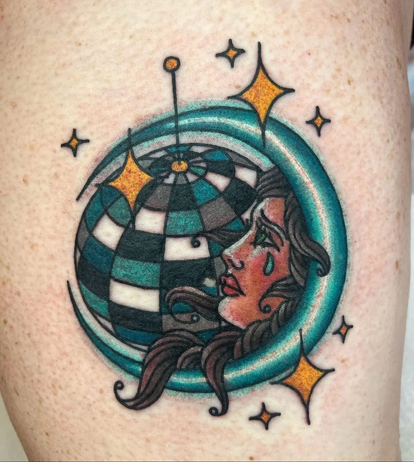 Neon moon 🌙 made by @kimberteatro 

Kimber is wrapping up her annual mustang event and about to be back in shop on her regular schedule. Go to her page and text the number in her bio to schedule appointments.