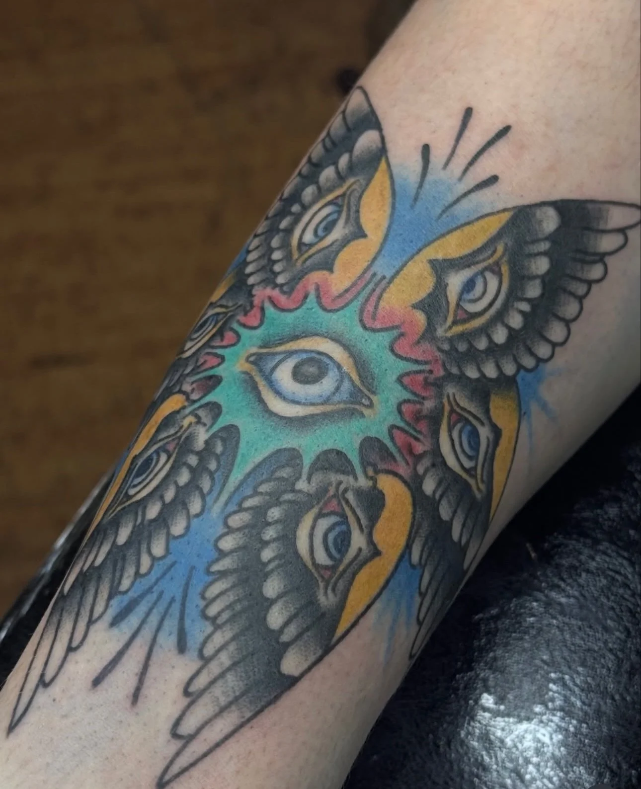 Seraphim done by @jakeacreetattoos 

To schedule with Jake head over to his page and send him a DM