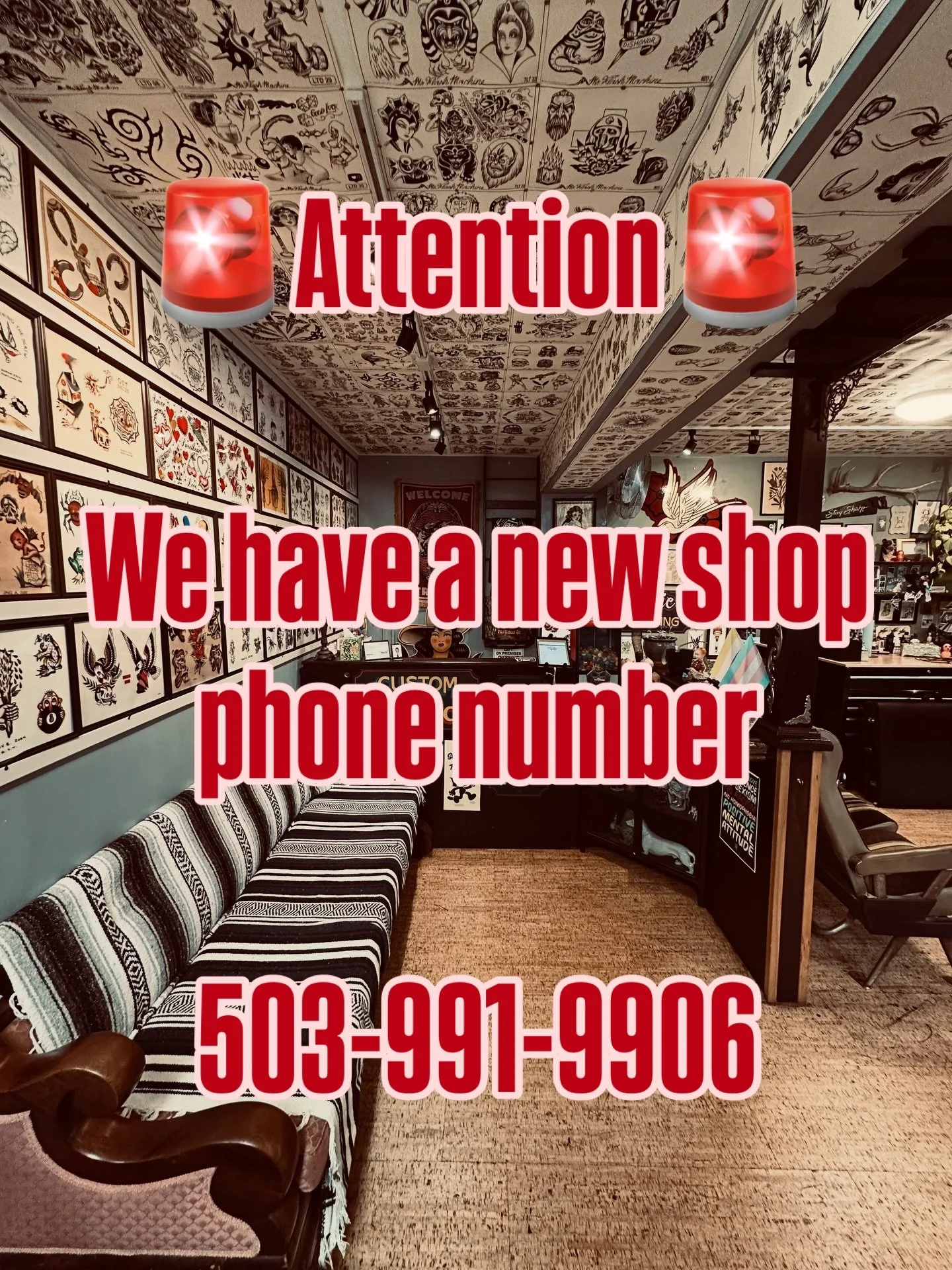 We have some news! Possibly some more good news in the future 👀 

However the news right now is we have a new phone number
503-991-9906 ☎️

Give us a call or walk in 7 days a week 11am-7pm