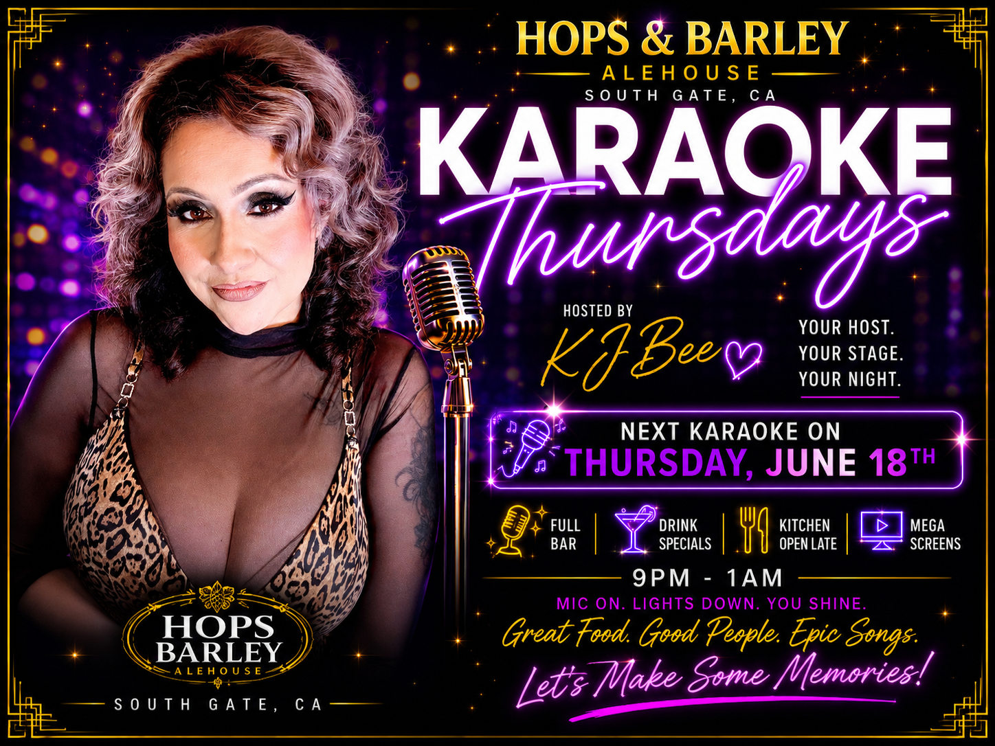 Karaoke Thursdays Poster