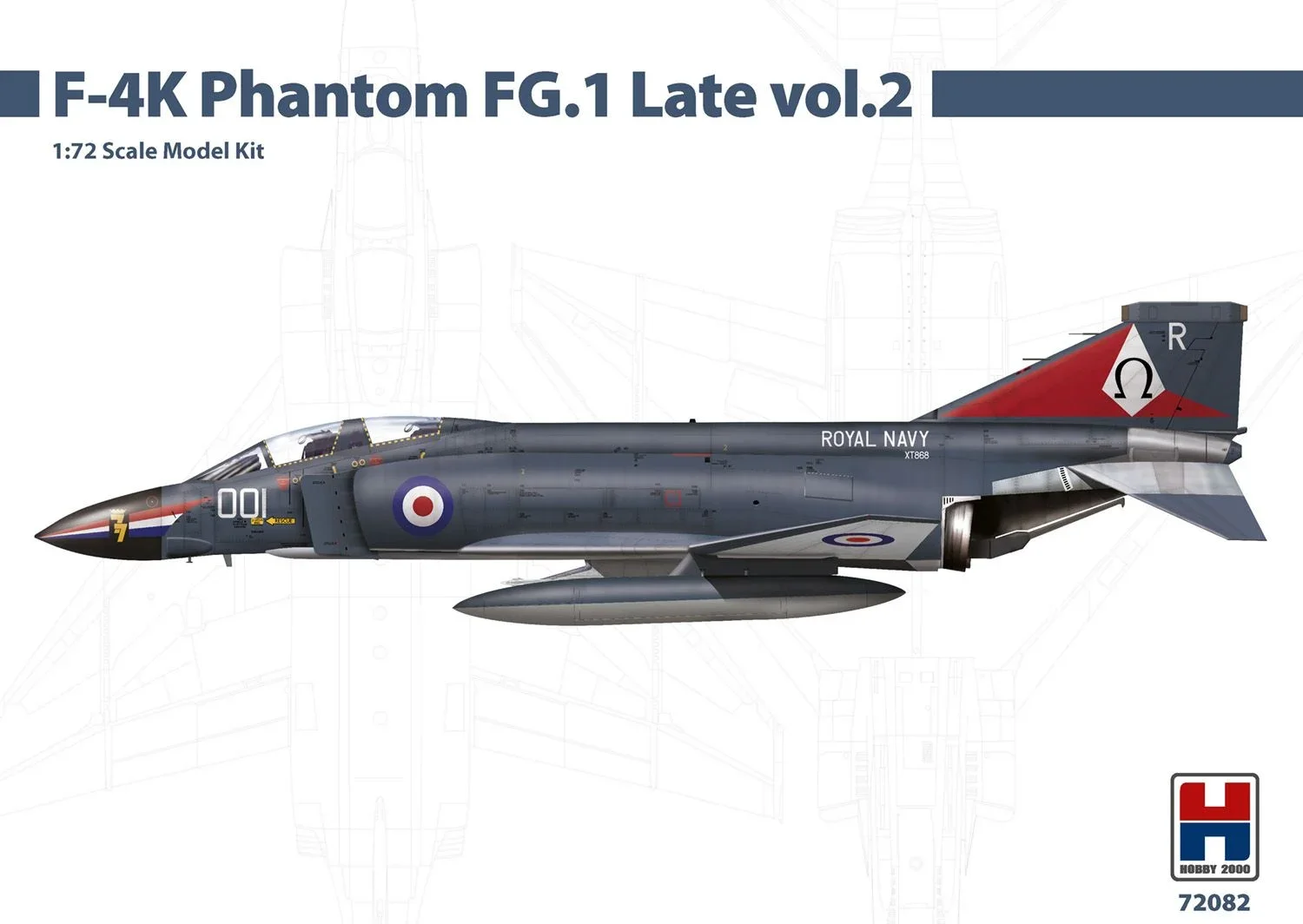 HOBBY 2000 72082 Royal Navy FAA MD F-4K Phantom FG.1 Late Vol 2