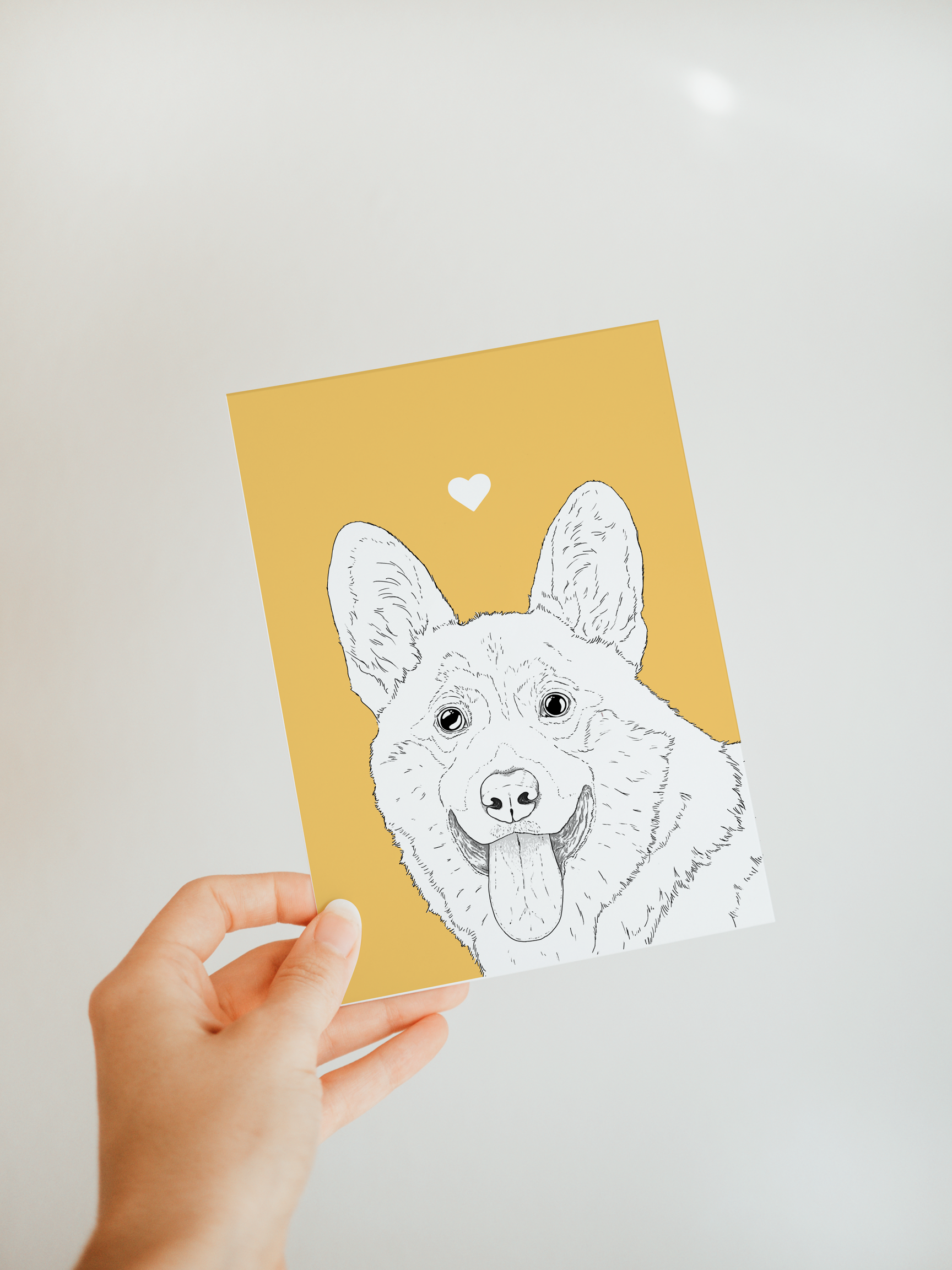 Corgi A6 Card