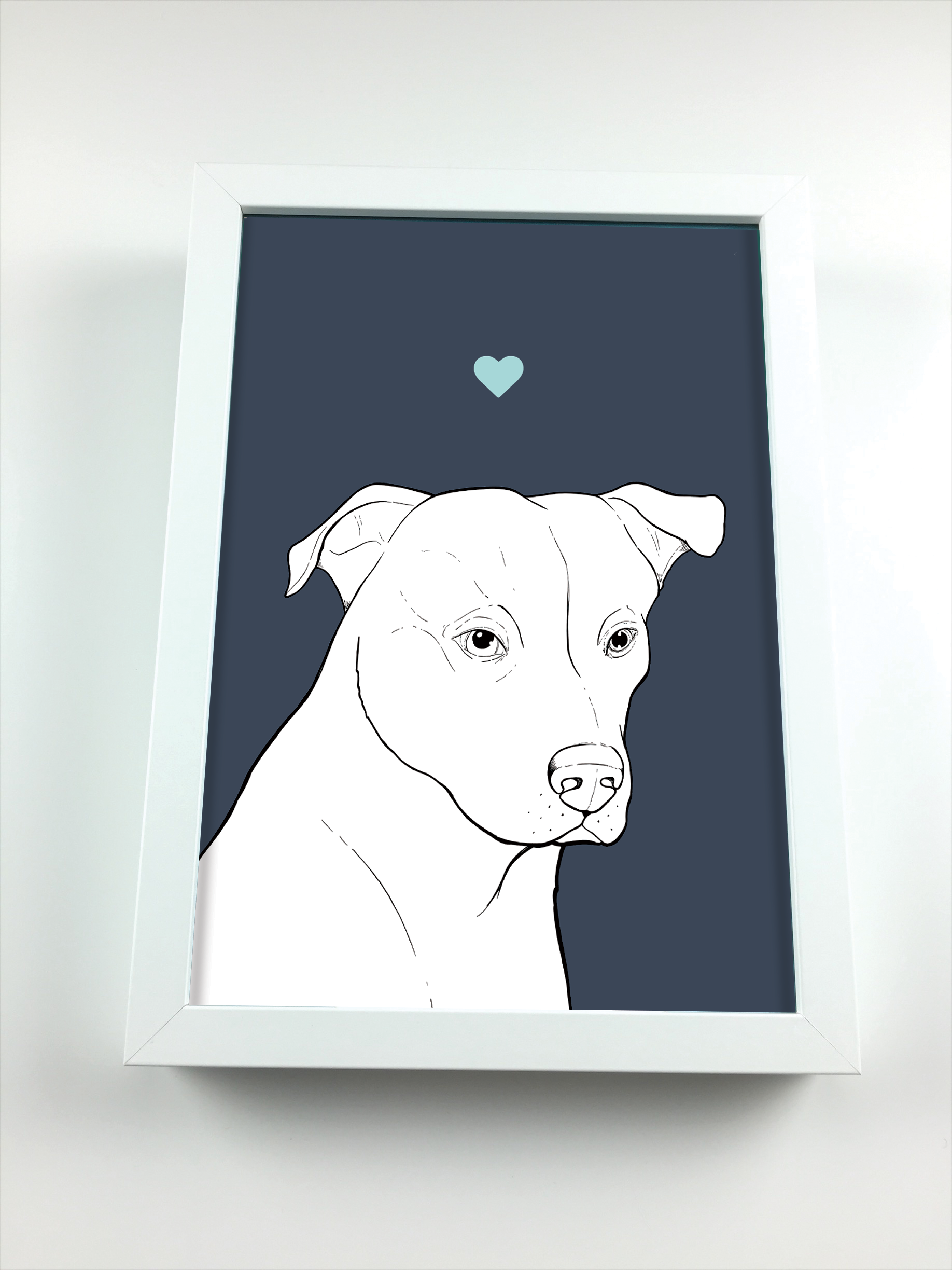 Staffy A4 Print