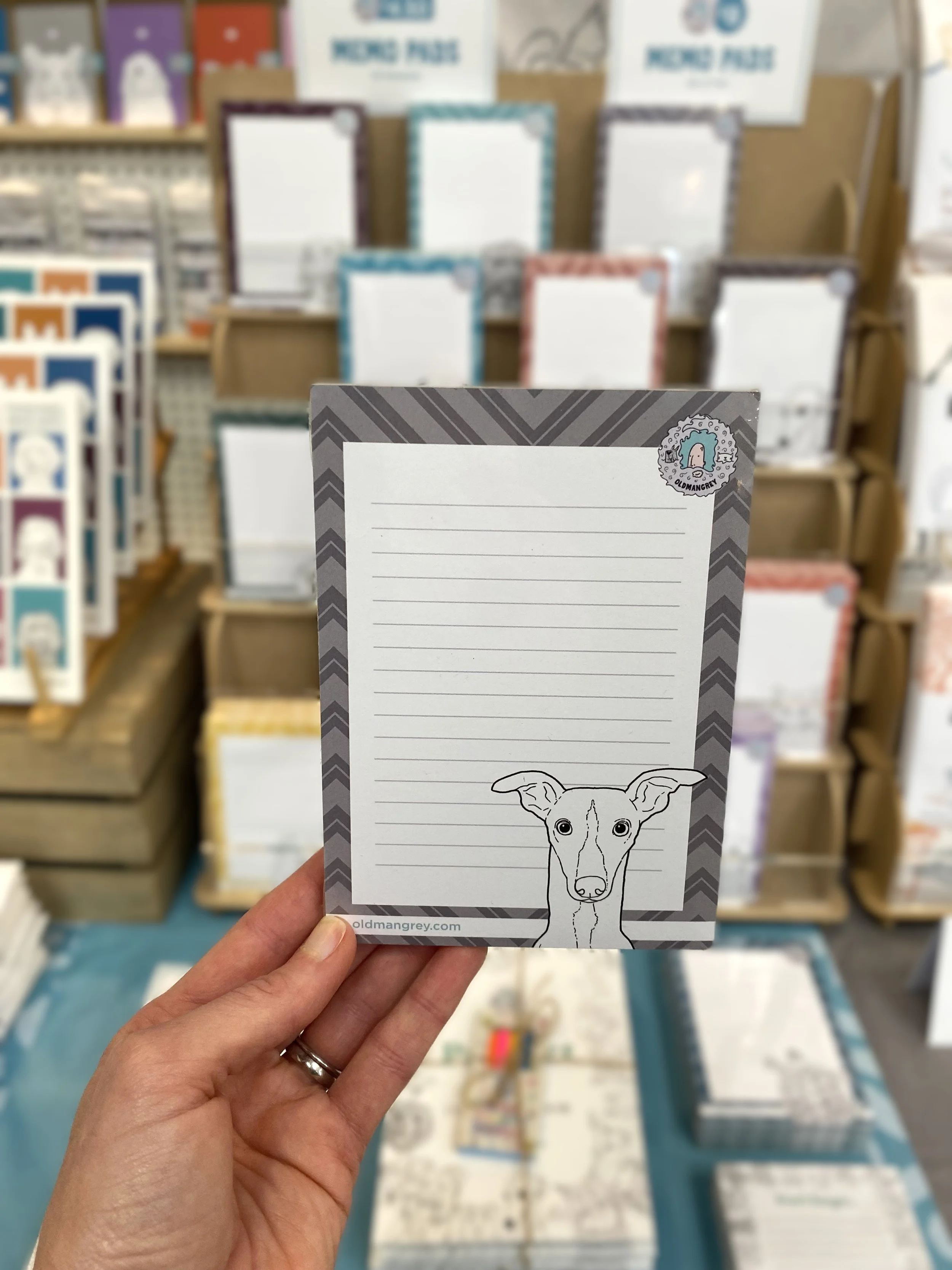 Whippet Dog A6 Memo Pad