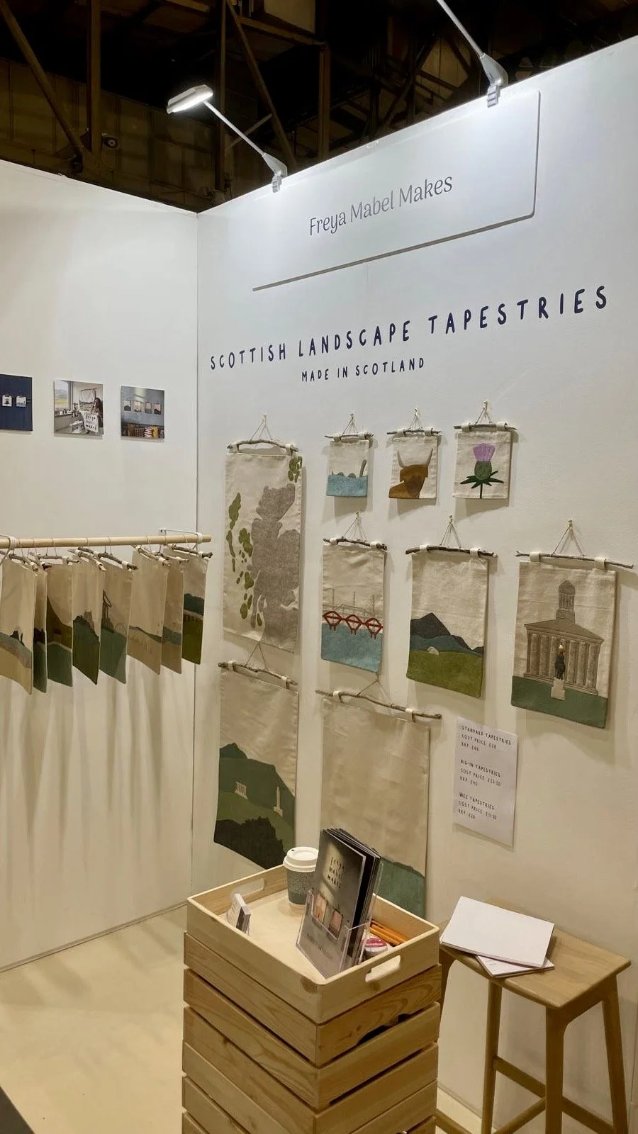Freya Mabel Makes at Scotland's Trade Fair.