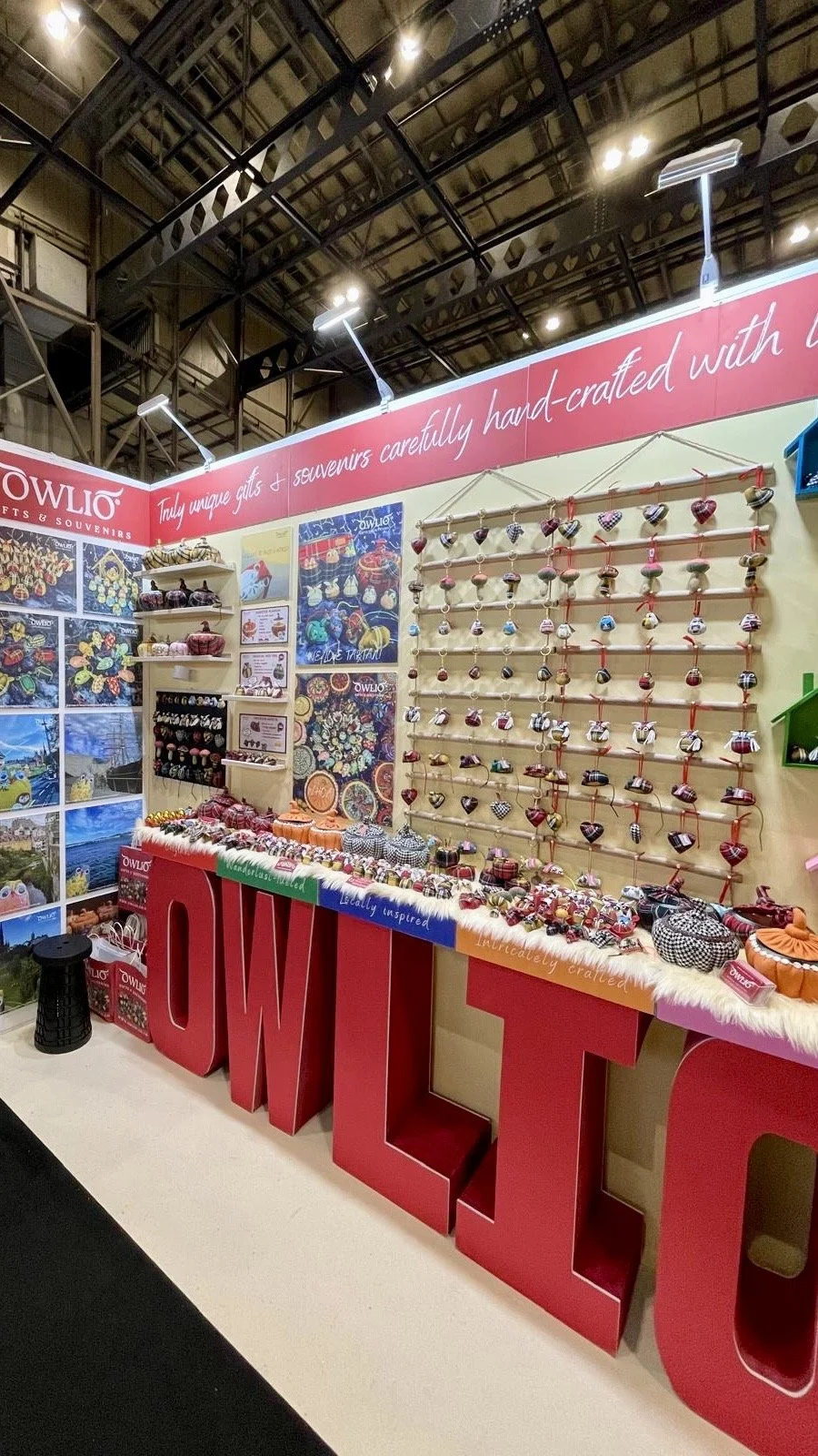 Owlio Handmade at Scotland's Trade Fair.