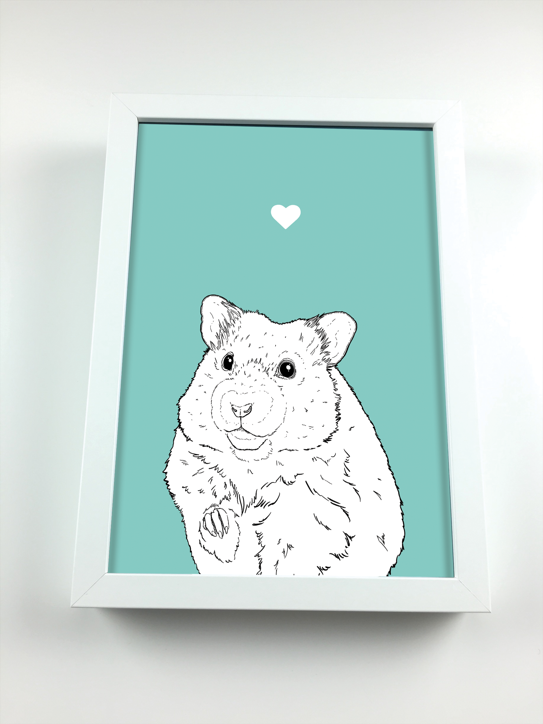 Hamster A4 Print