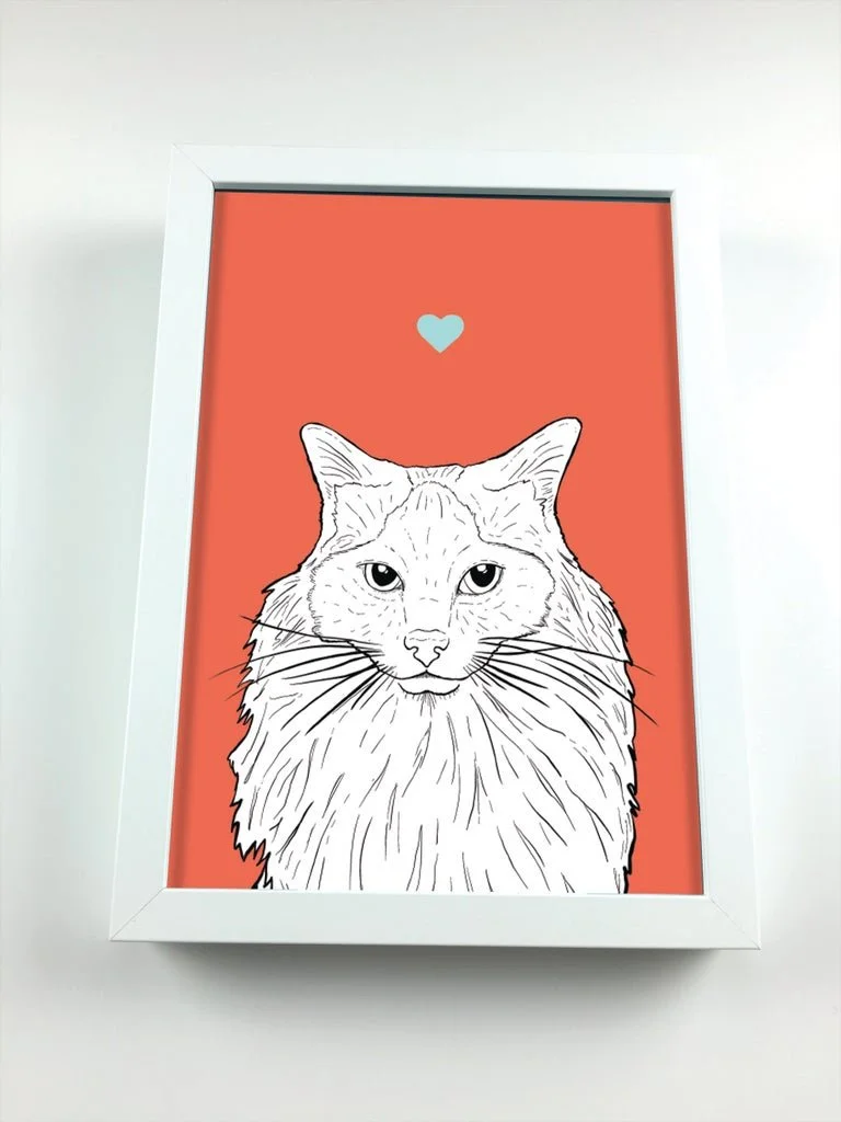 Ragdoll Cat A4 Print