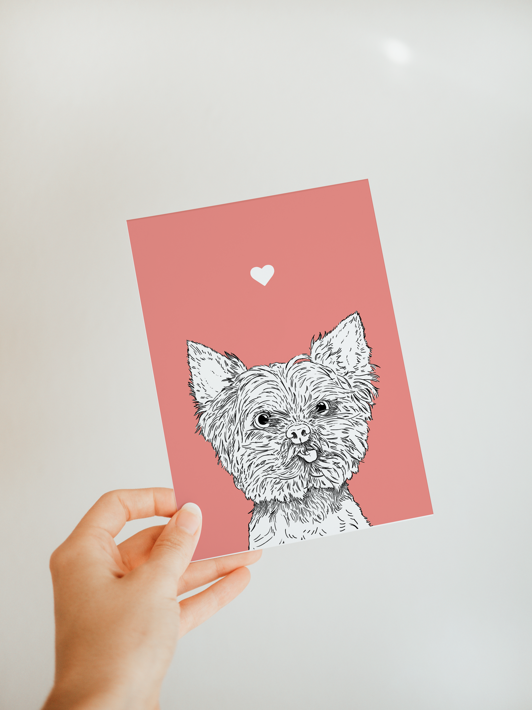 Yorkshire Terrier A6 Card