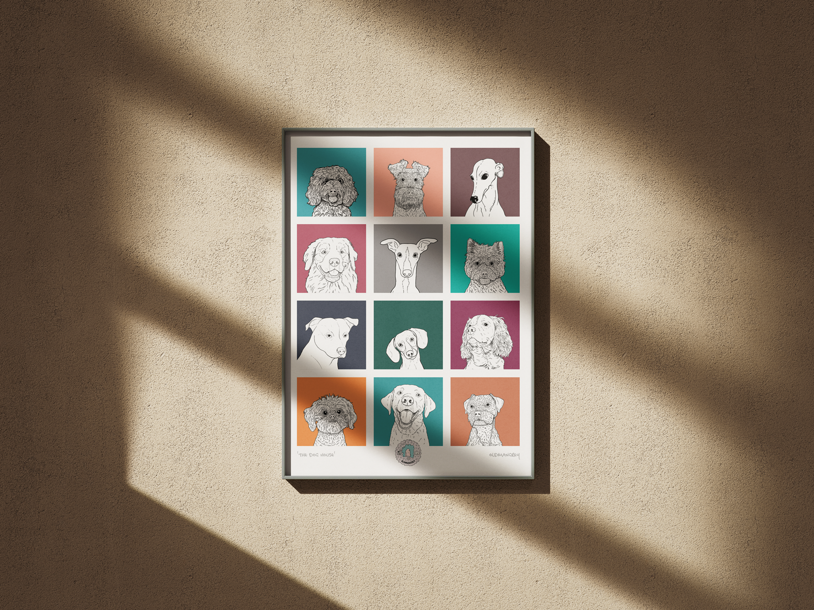 'The Dog House' A3 Print