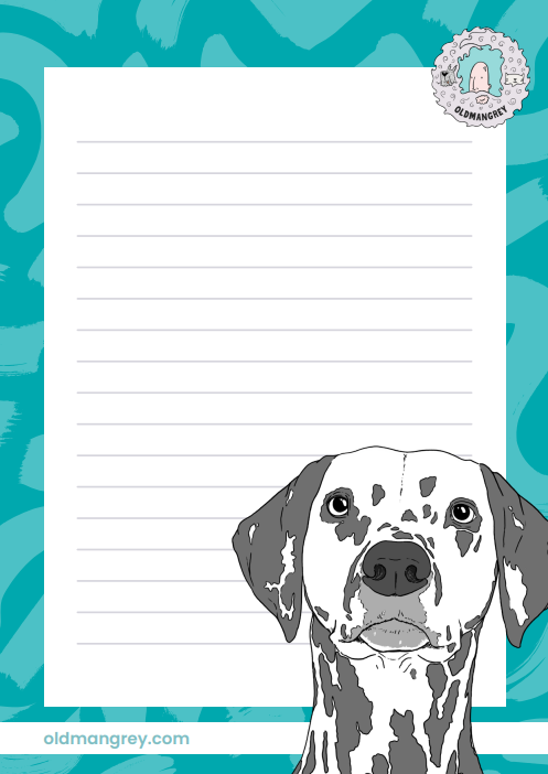 Dalmatian Memo Pad PNG snip screen shot for Zettle + Etsy.PNG