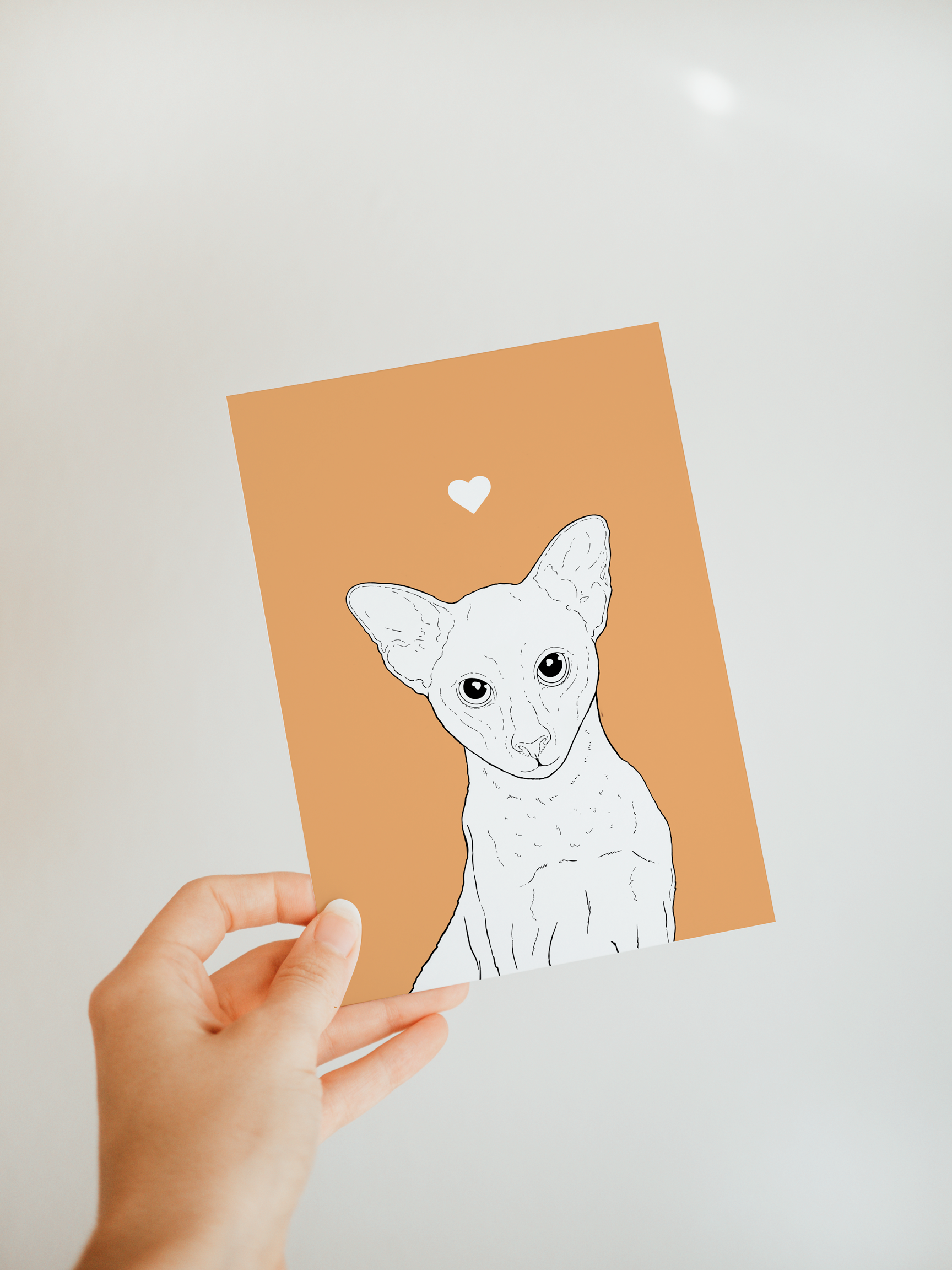 Oriental Cat A6 Card