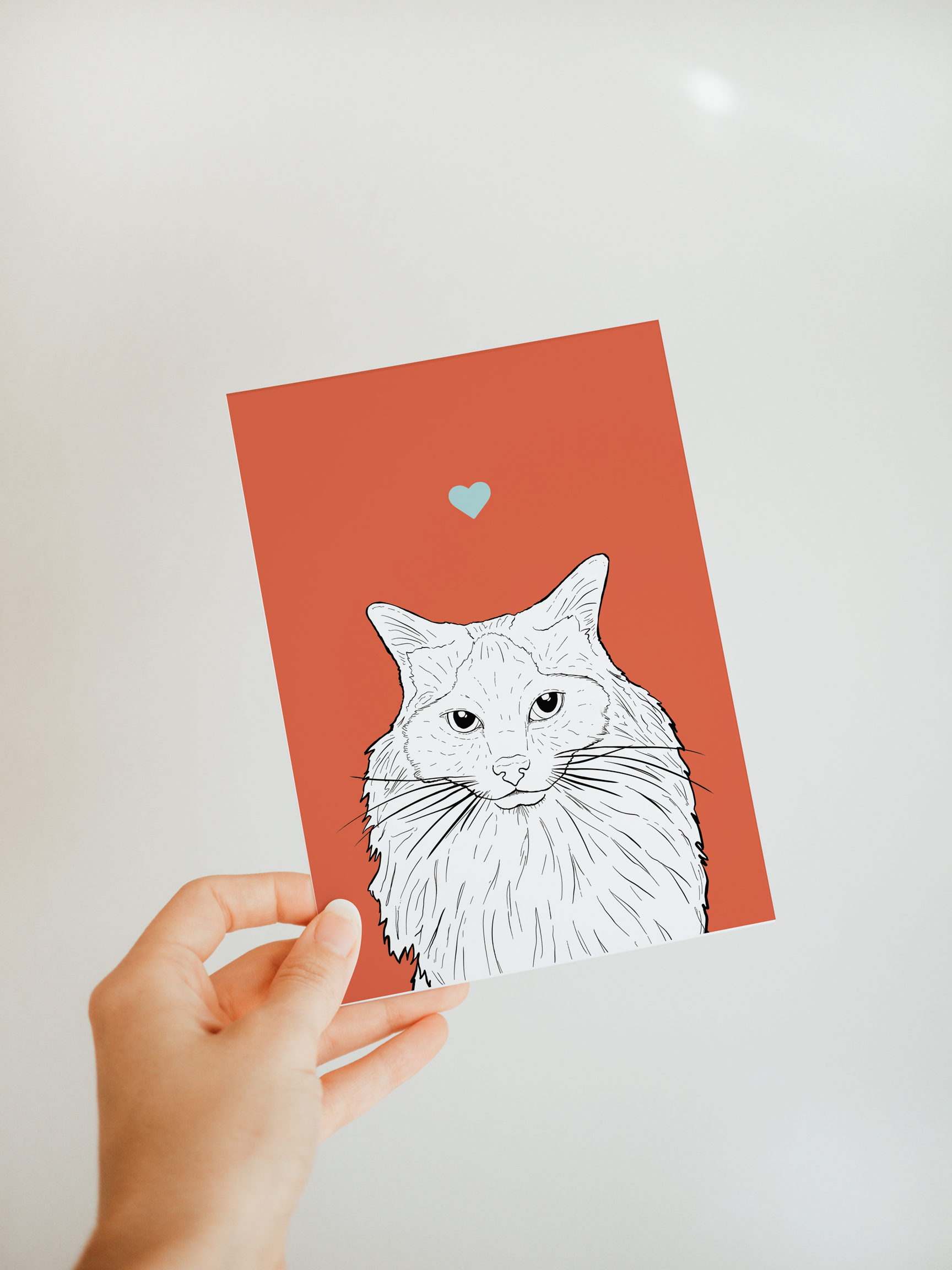 Ragdoll Cat A6 Card