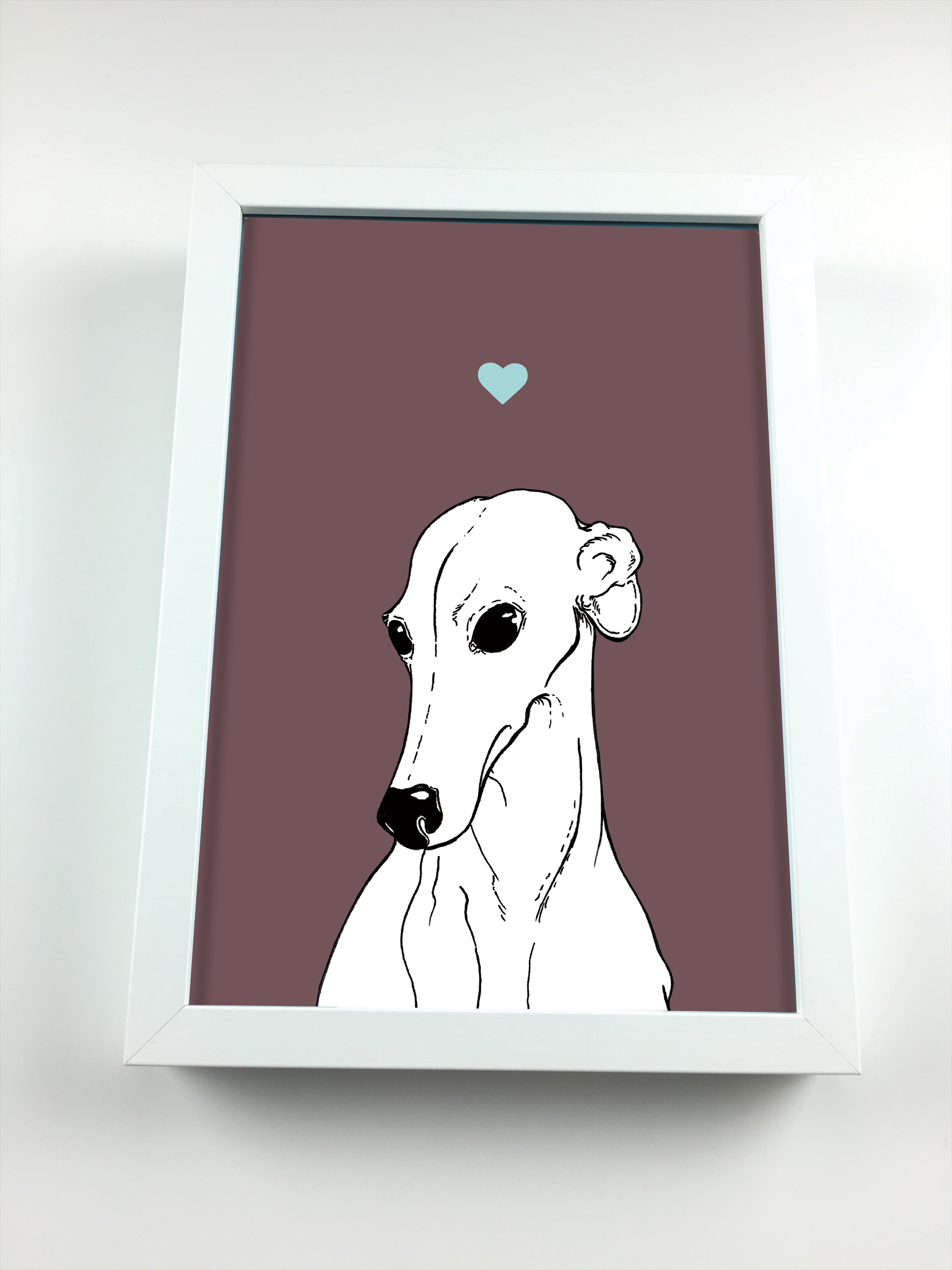 Greyhound A4 Print