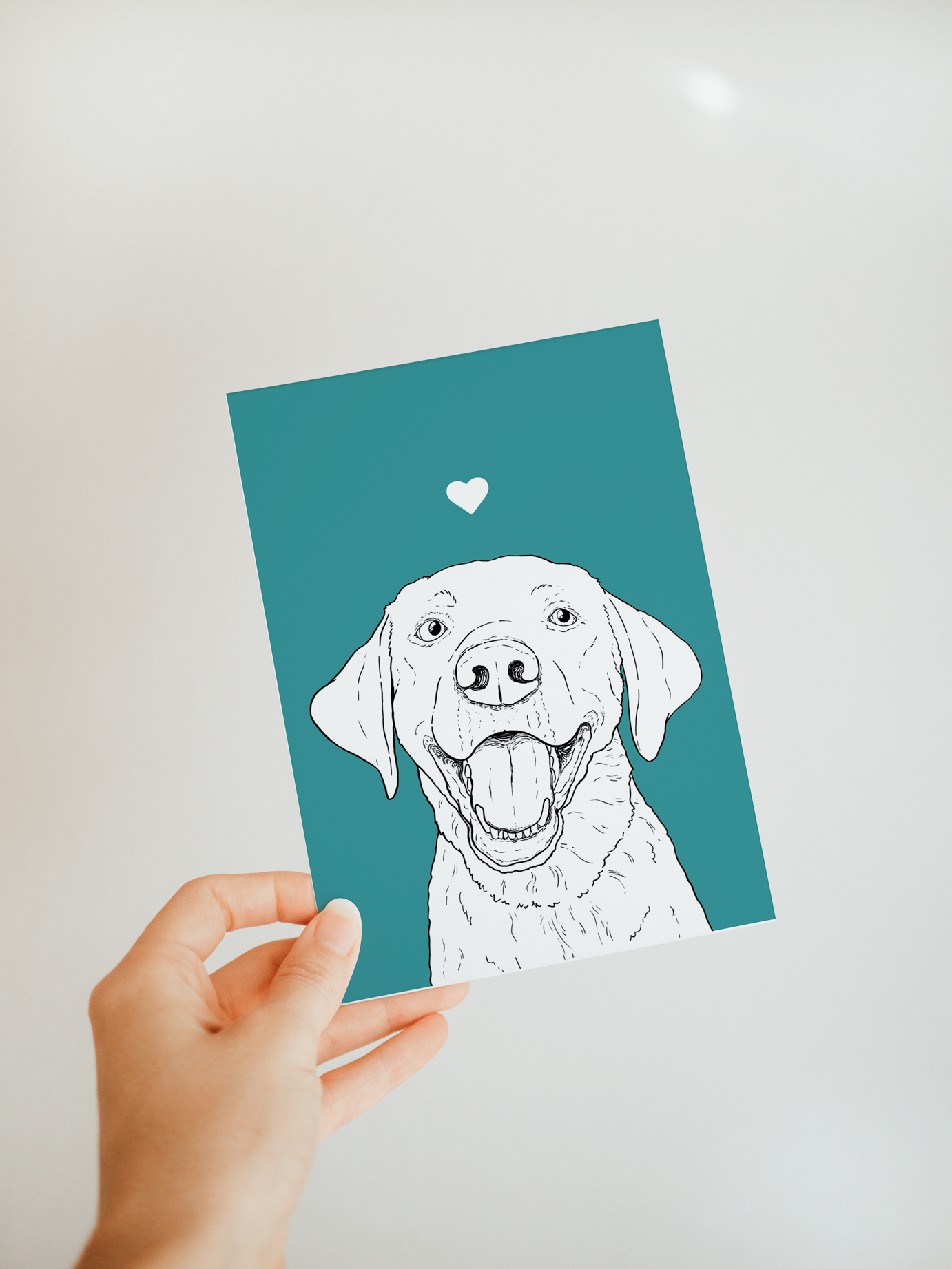 Labrador A6 Card