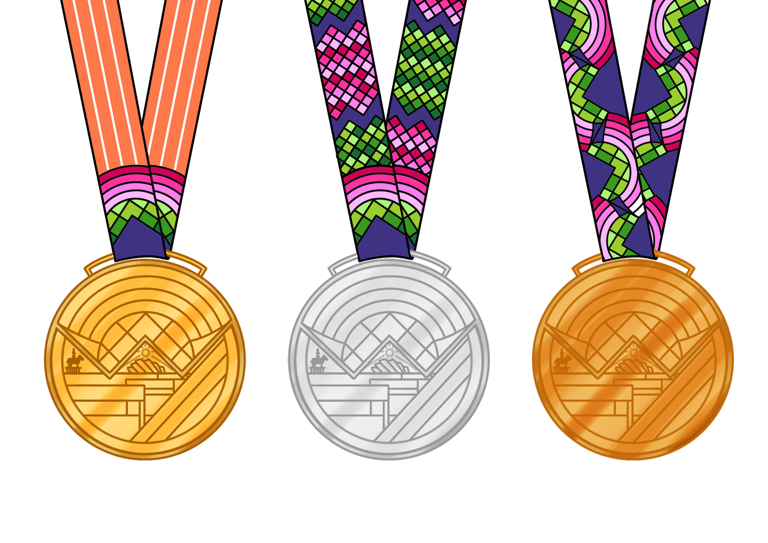World Athletics Indoor Championships 2024 Medal Design —