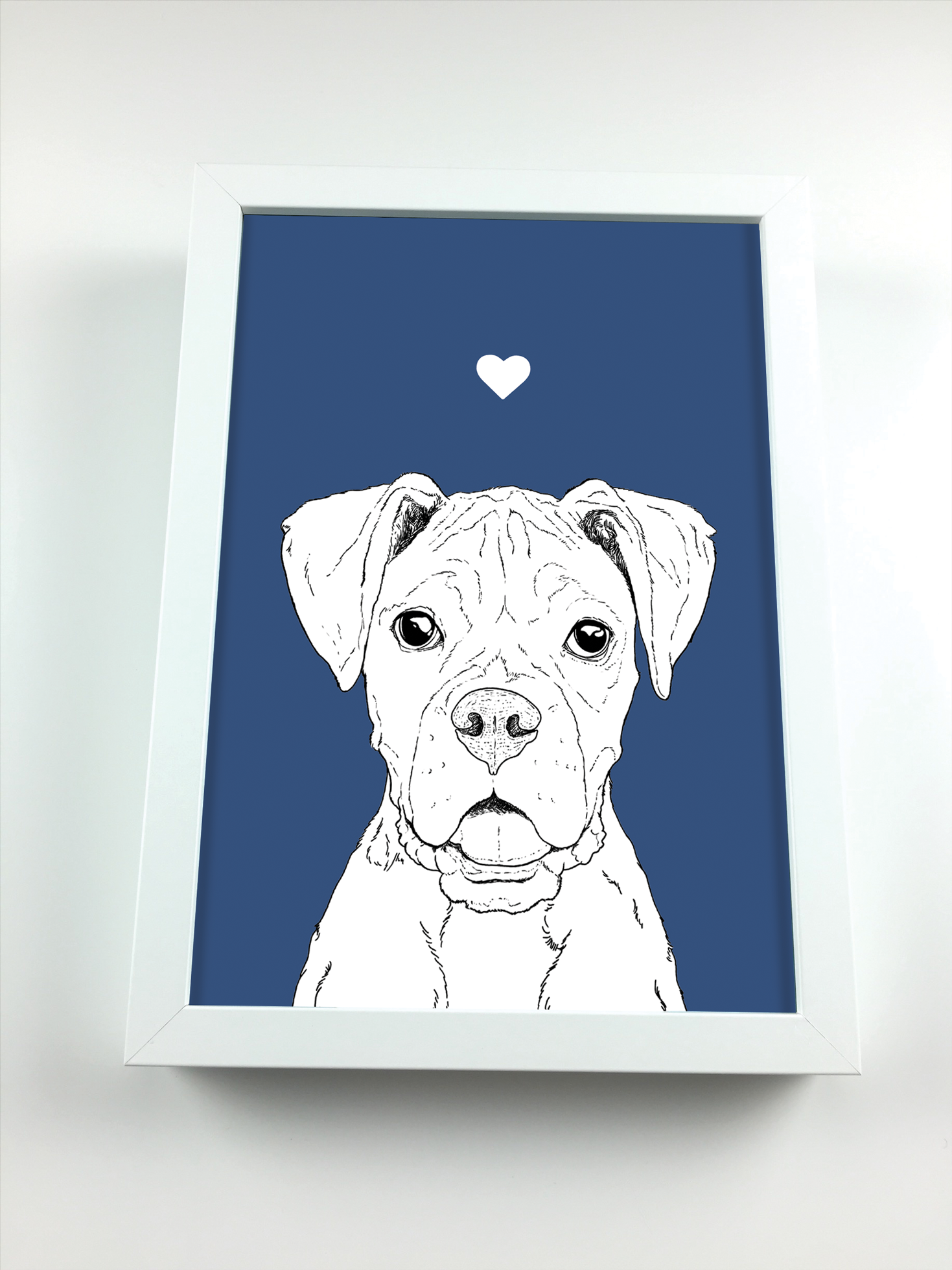 Boxer Dog A4 Print