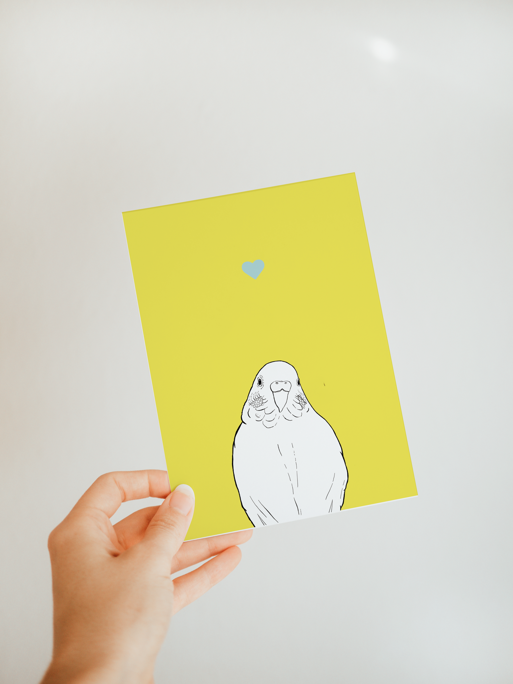 Budgie A6 Card