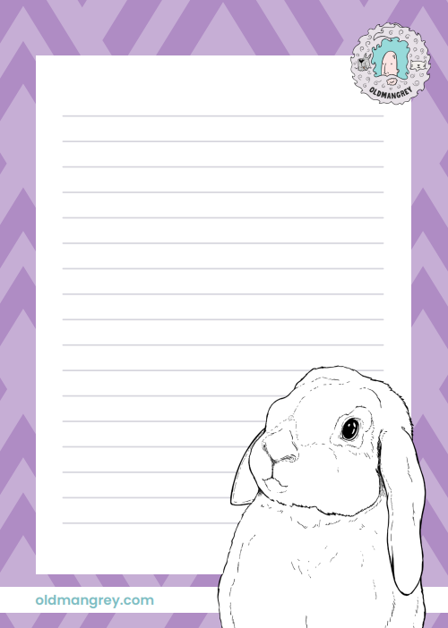 Standing Lop Bunny Pad PNG snip screen shot for Zettle + Etsy.PNG