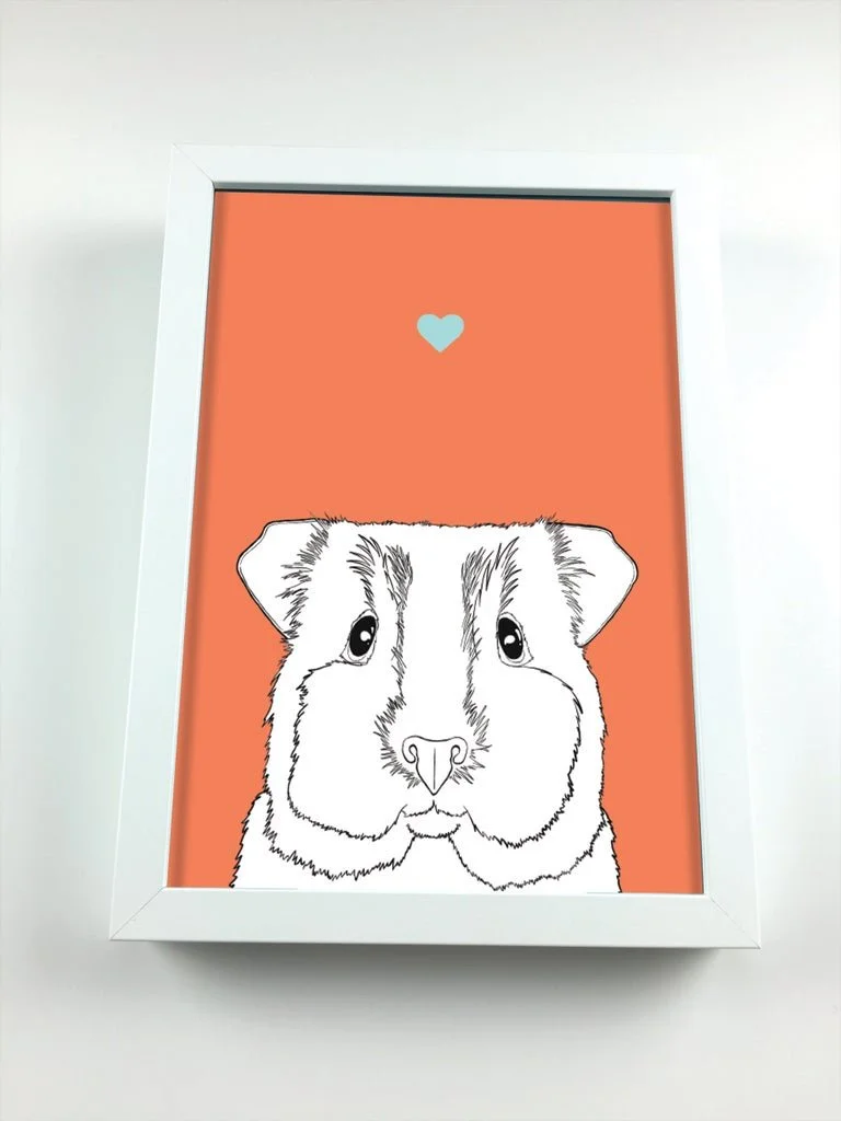Guinea Pig A4 Print