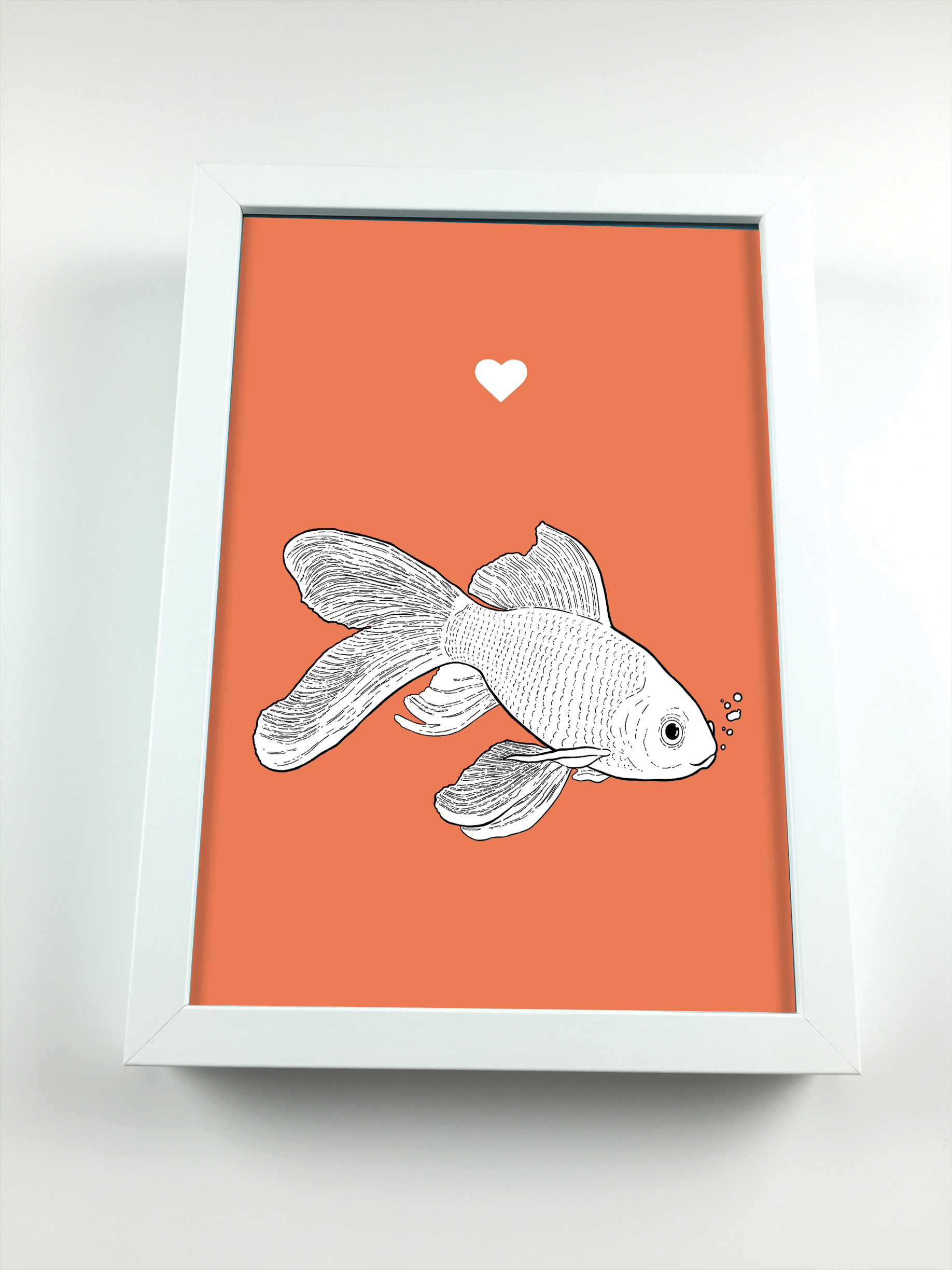 Goldfish A4 Print