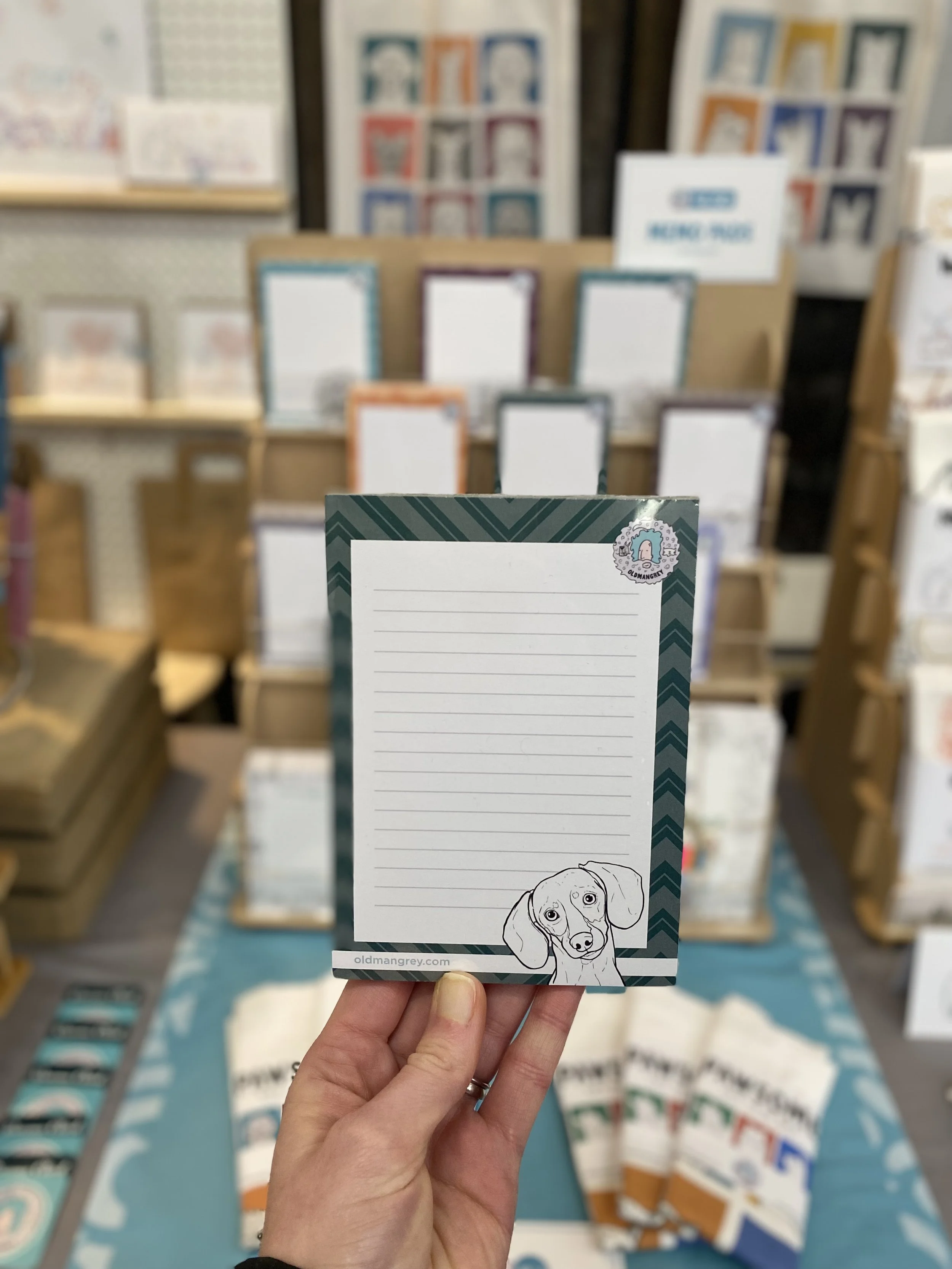 Miniature Dachshund Dog A6 Memo Pad
