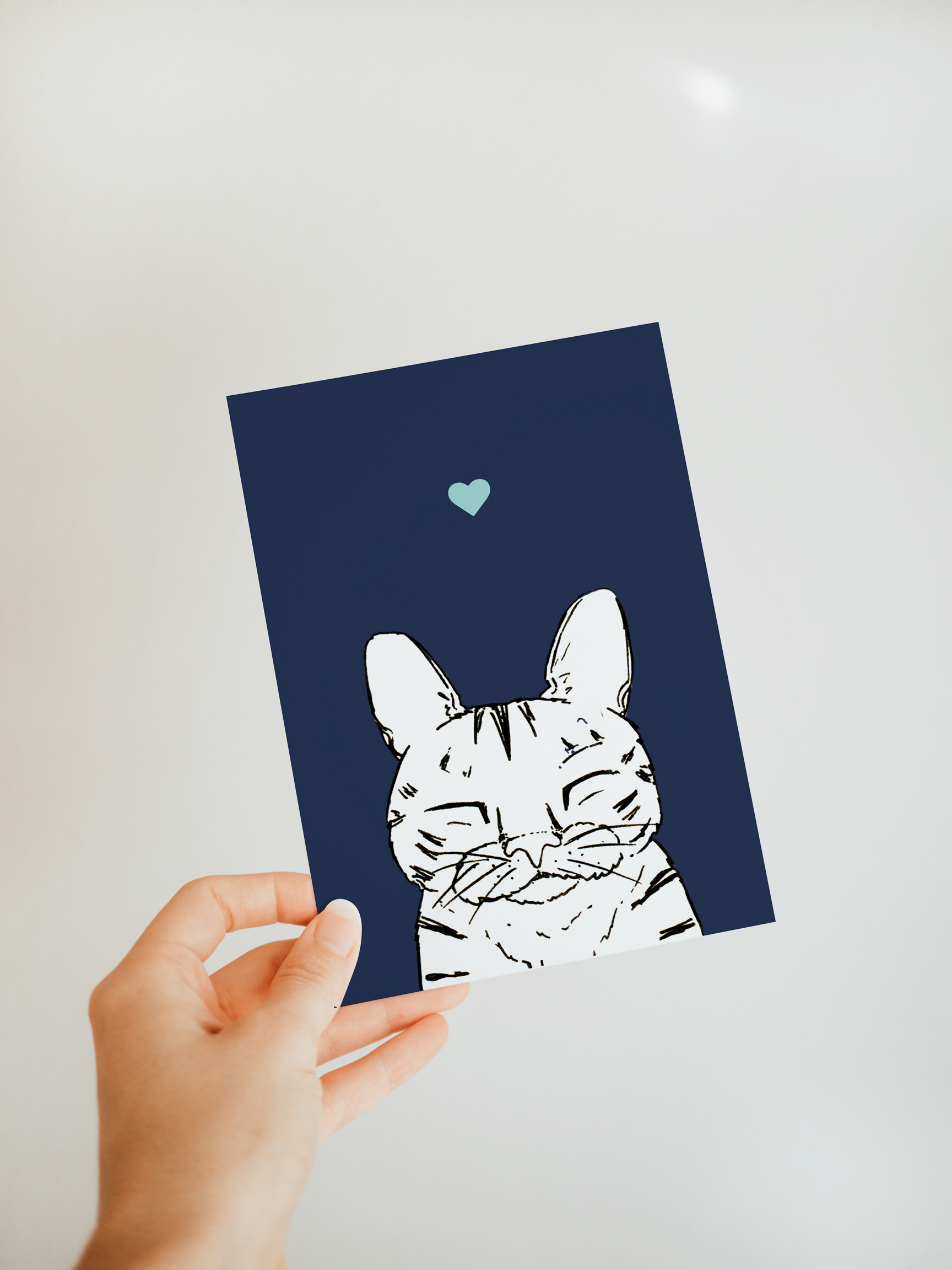 Sleepy Cat A6 Card