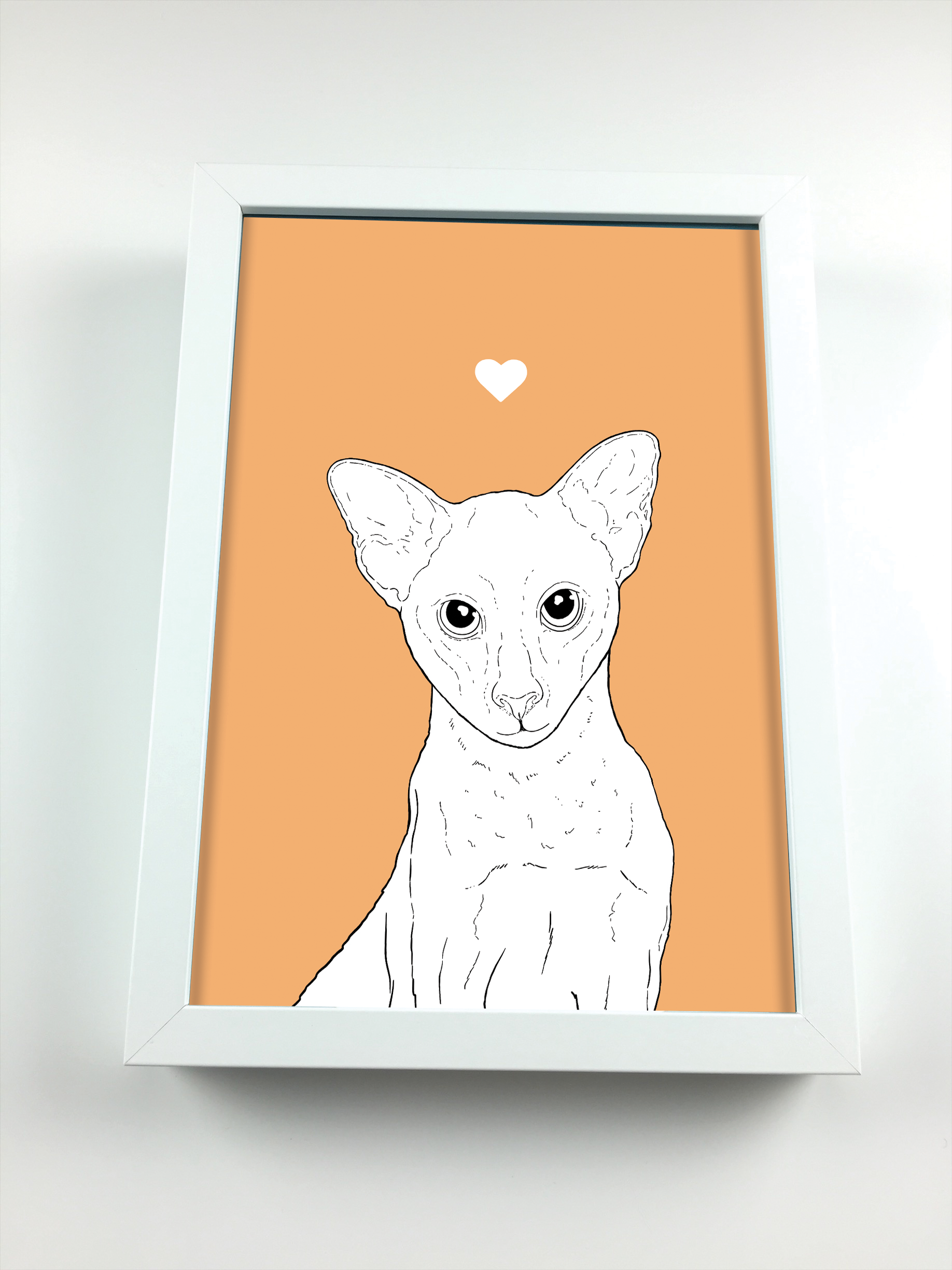 Oriental Cat A4 Print