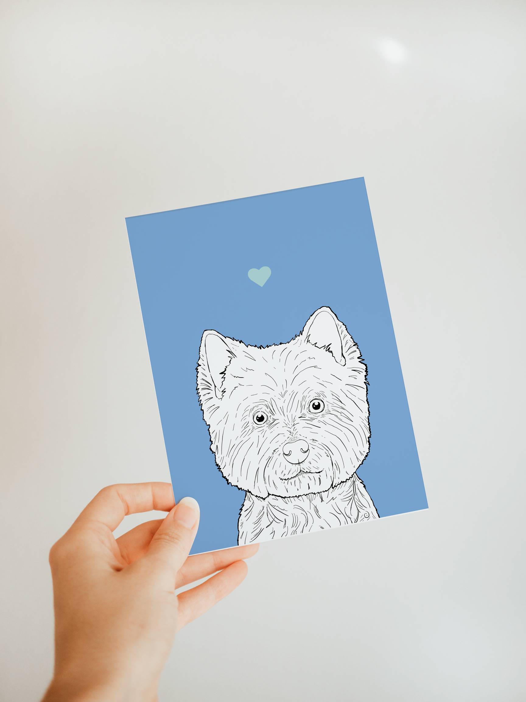 Westie A6 Card
