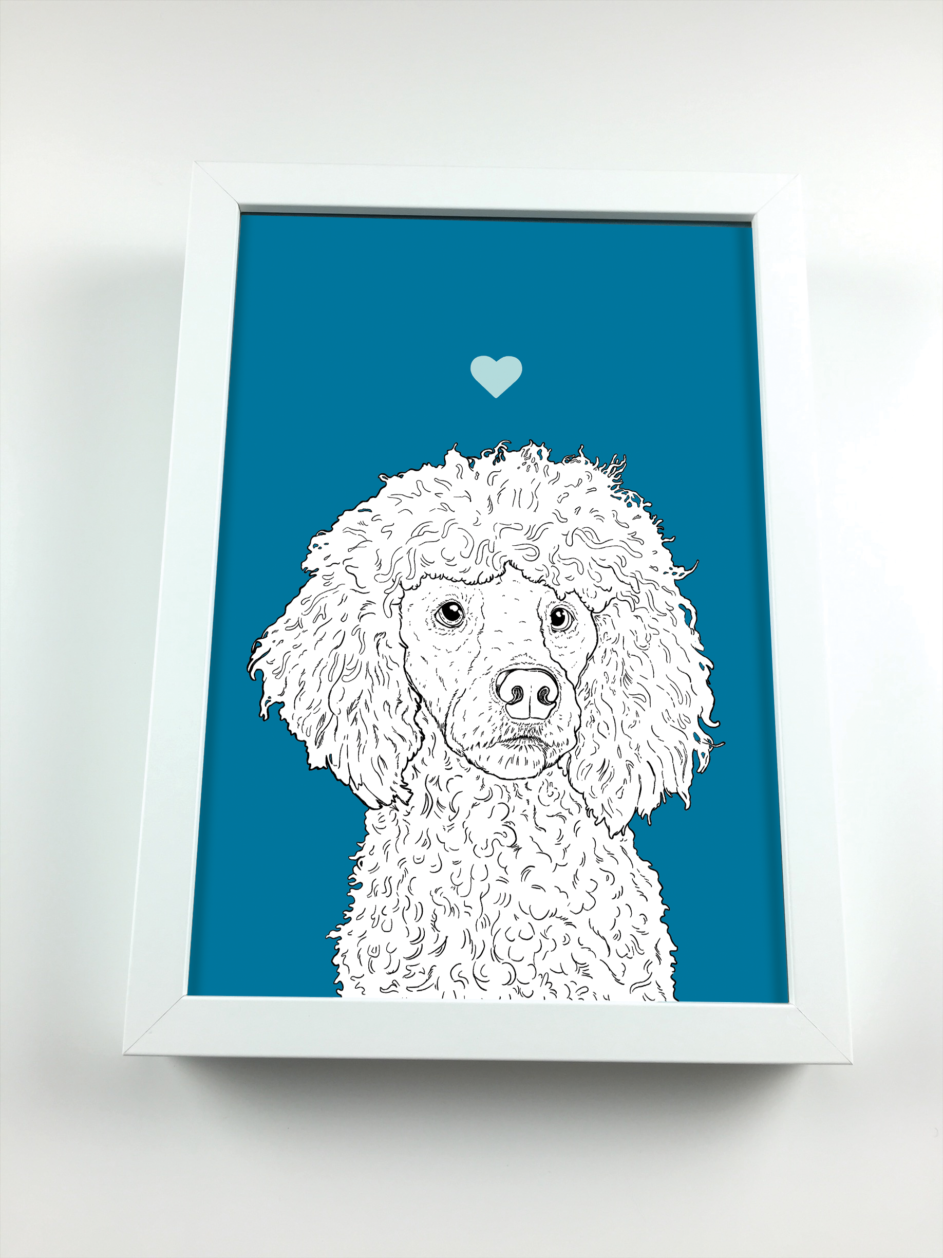 Poodle A4 Print