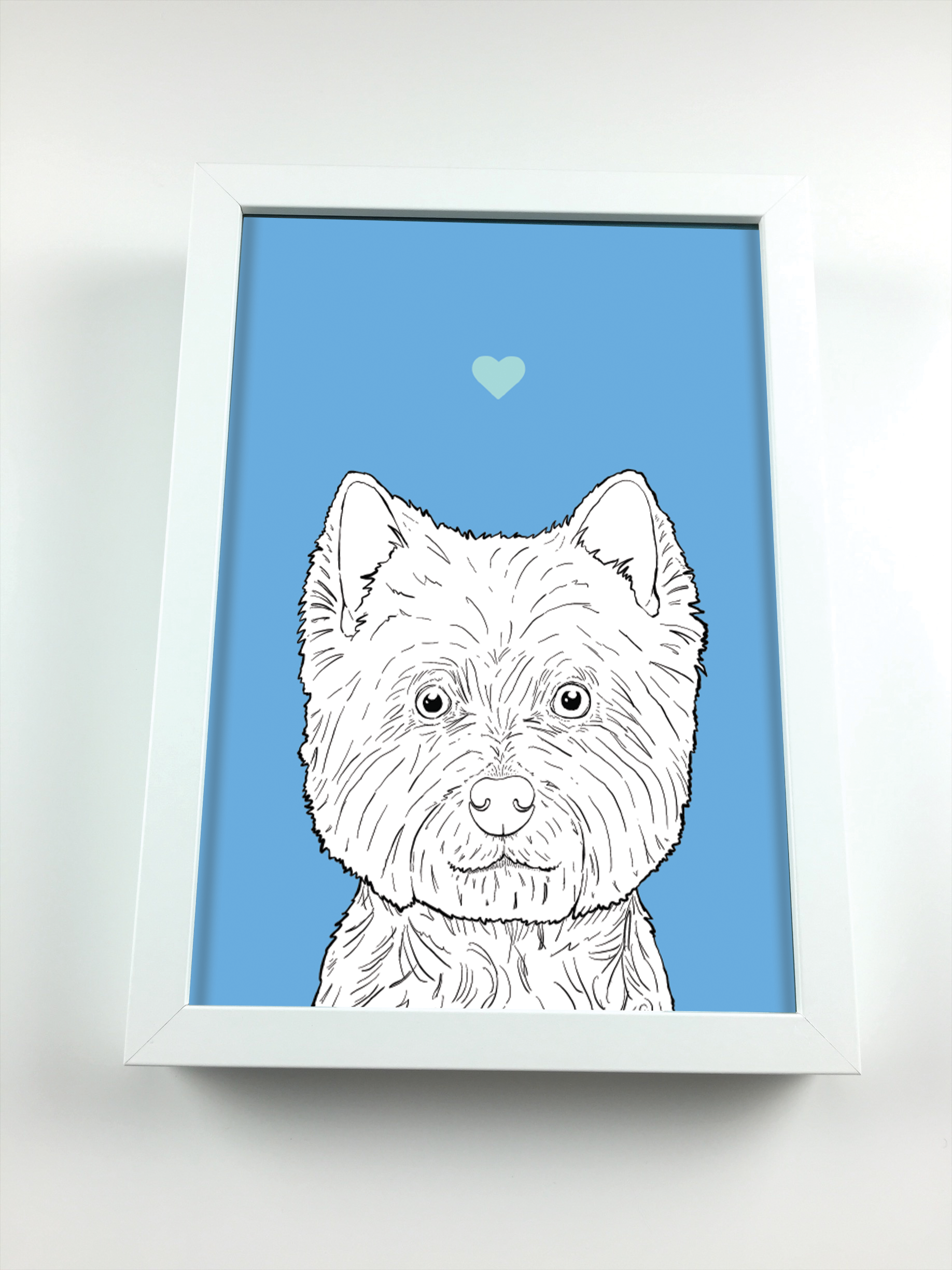 Westie A4 Print