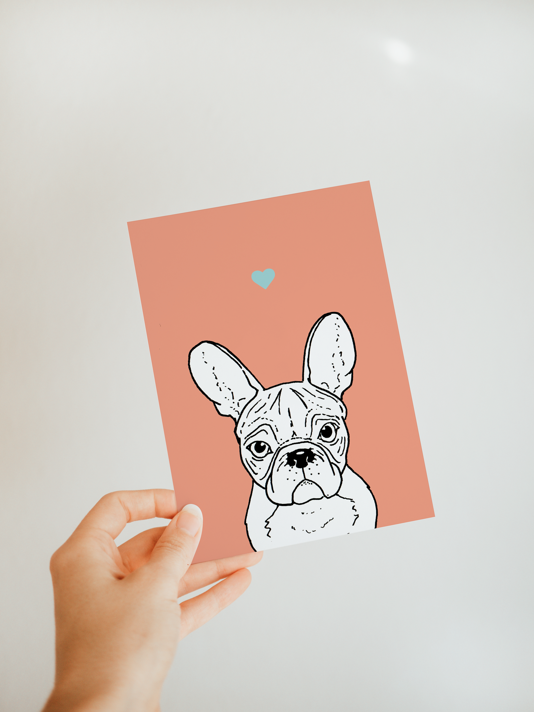 Frenchie A6 Card