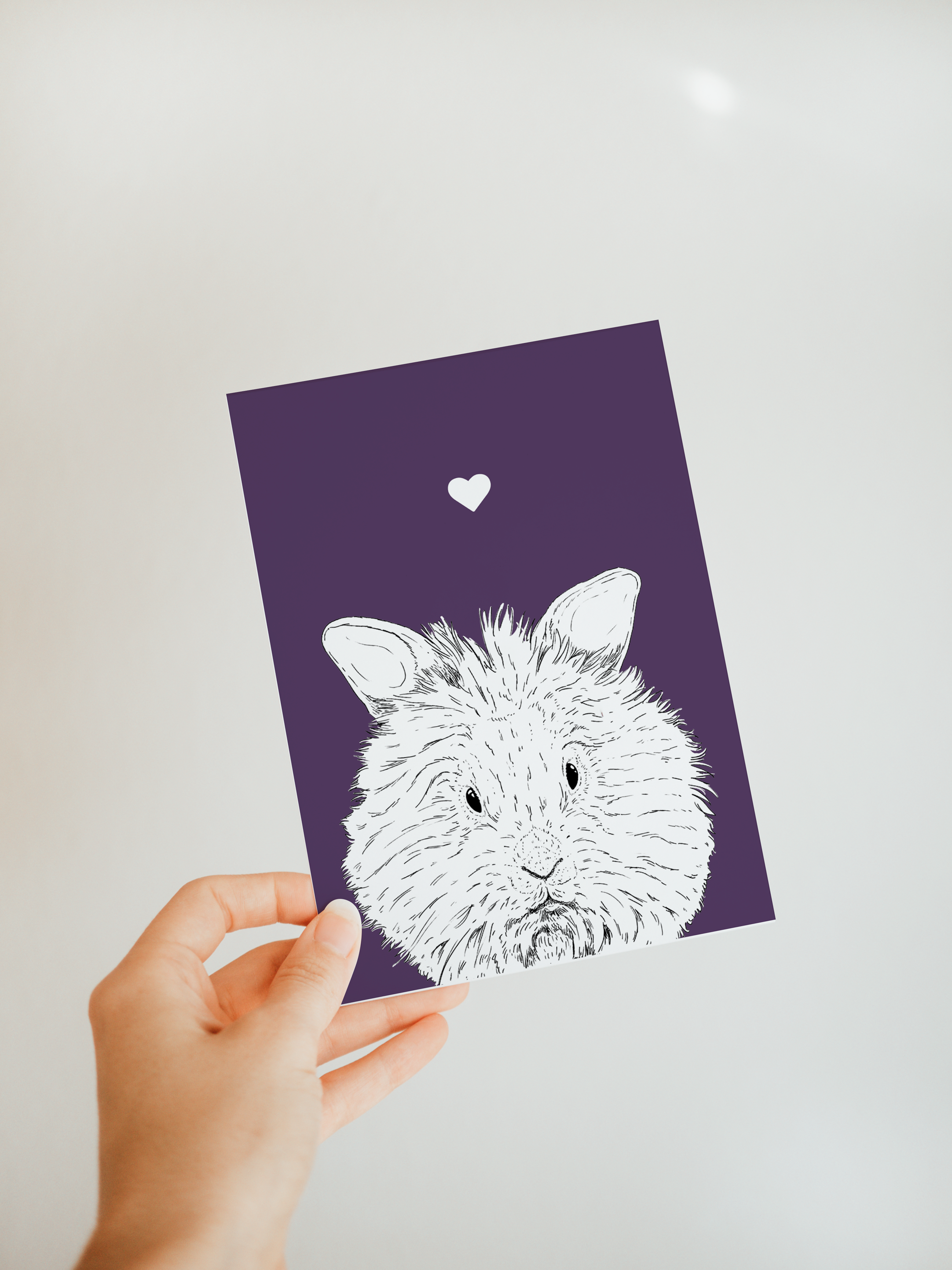 Lionhead Rabbit A6 Card
