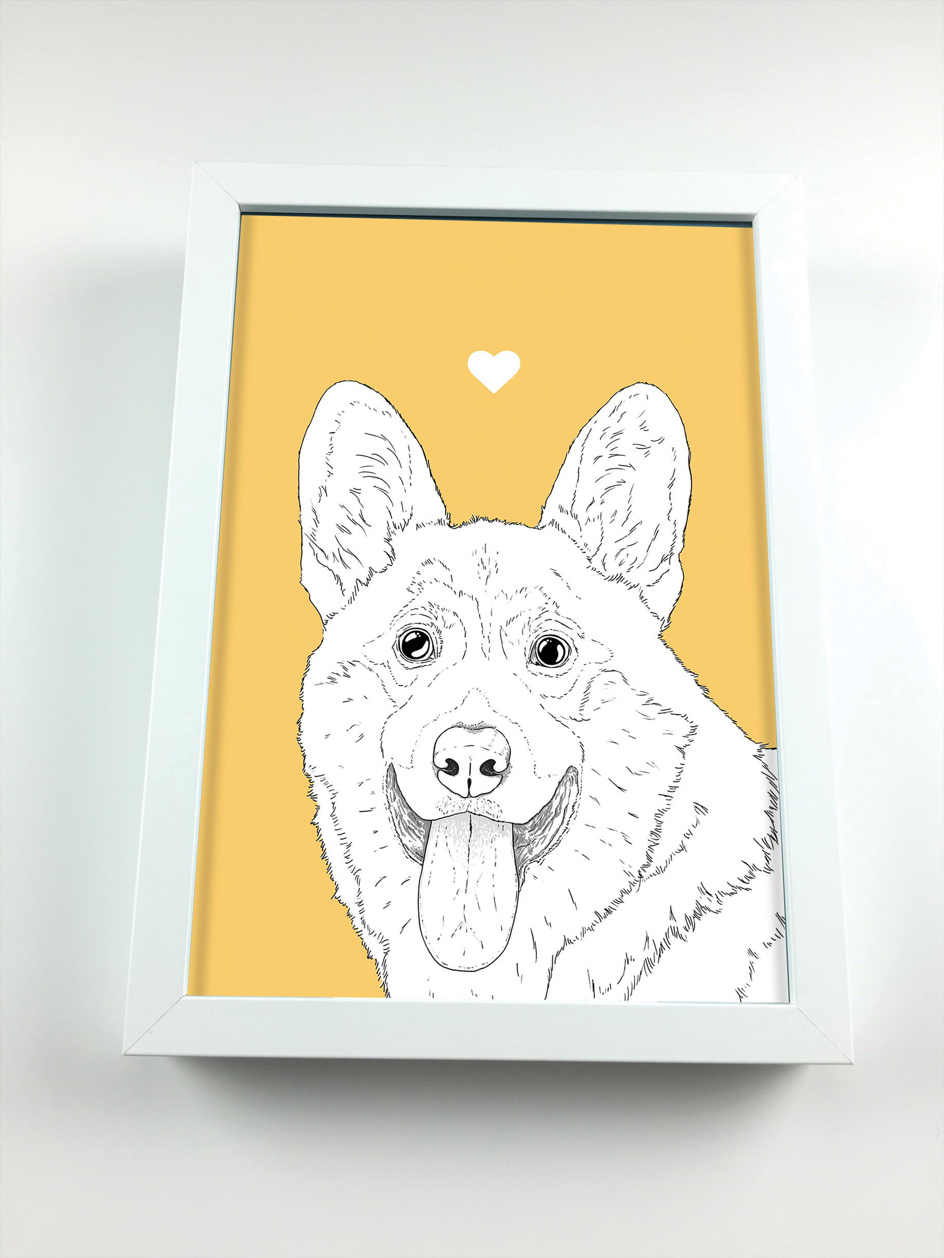 Corgi A4 Print