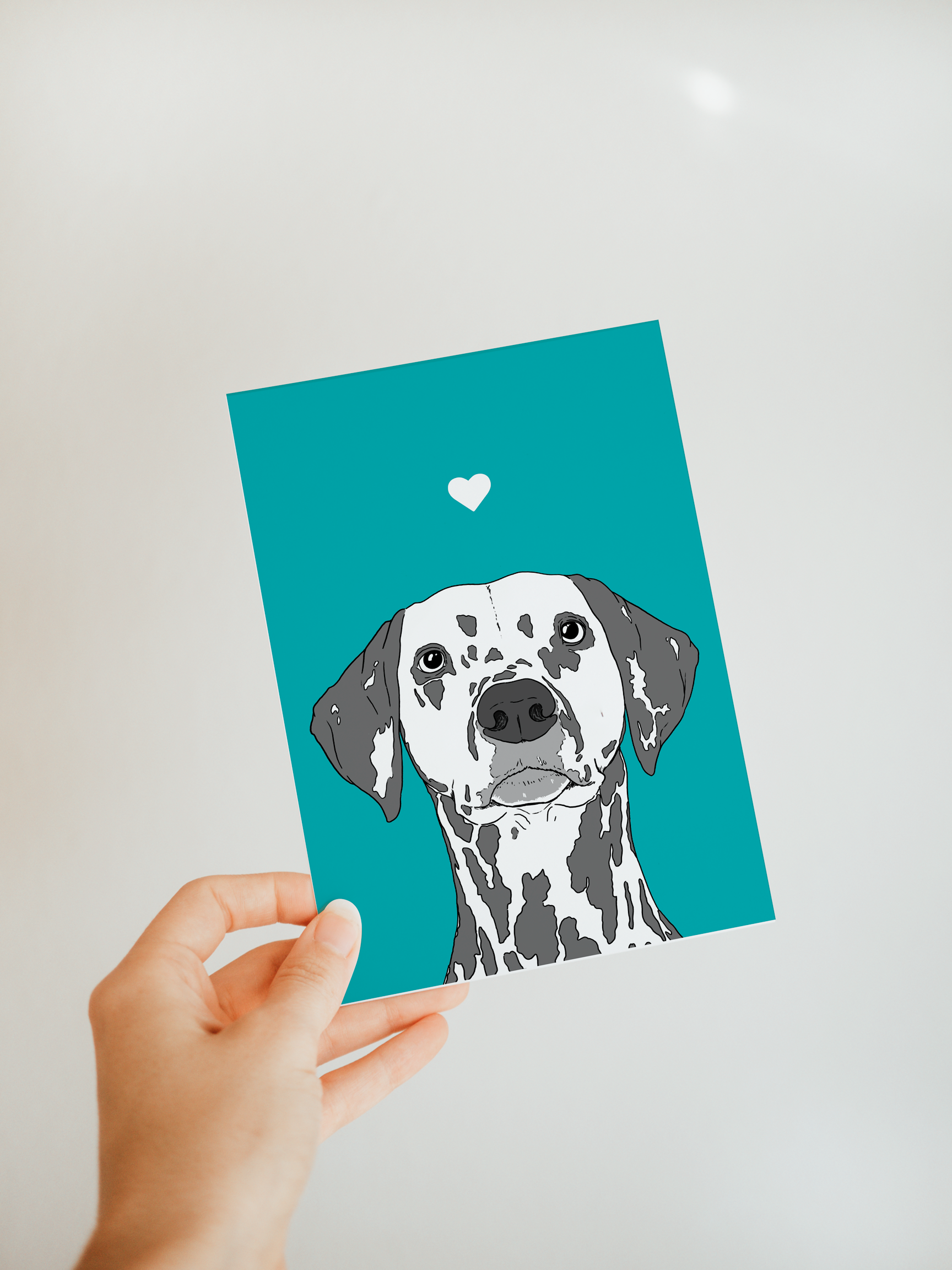 Dalmatian A6 Card