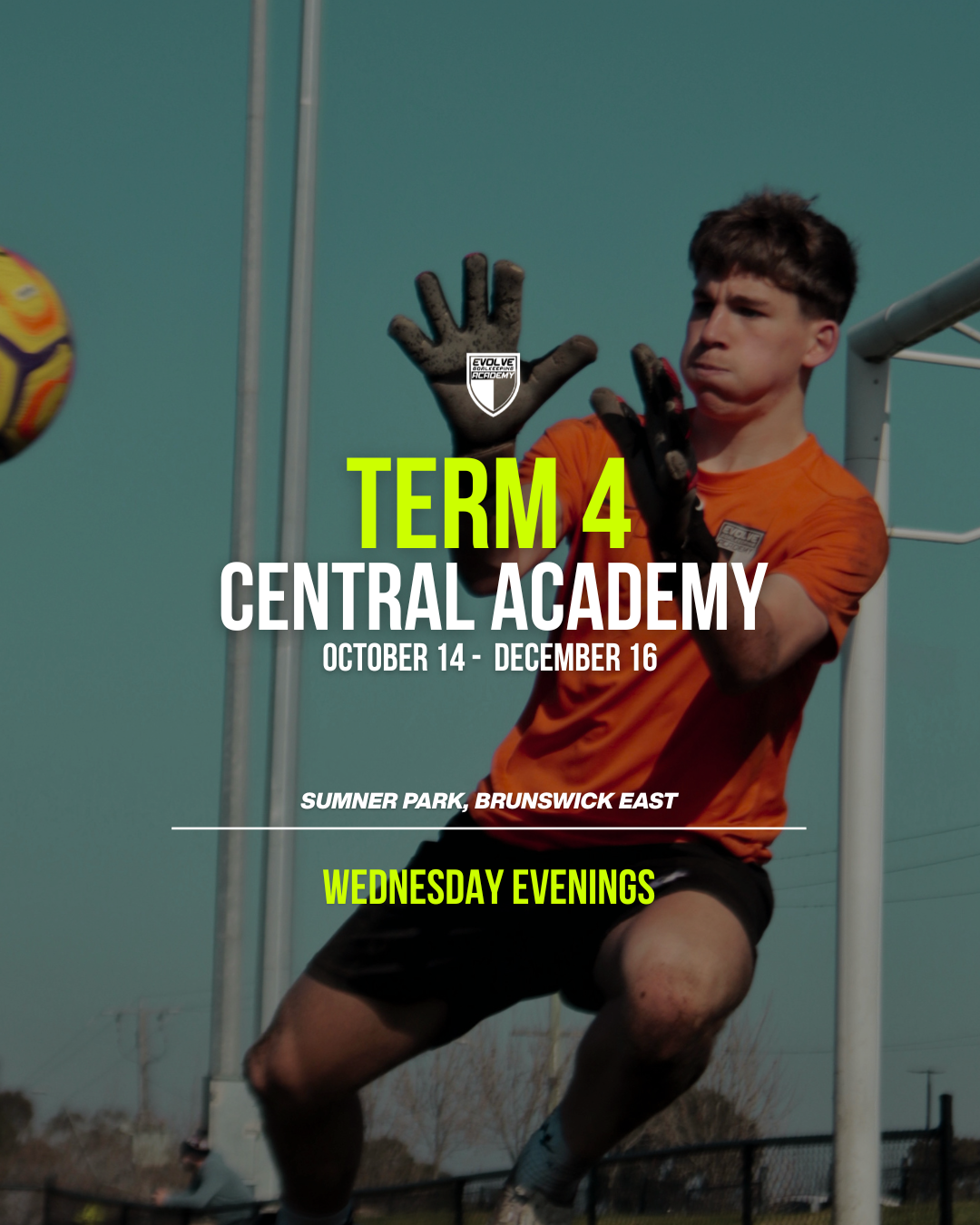 Evolve Goalkeeping Academy (Central Suburbs) - Term 4