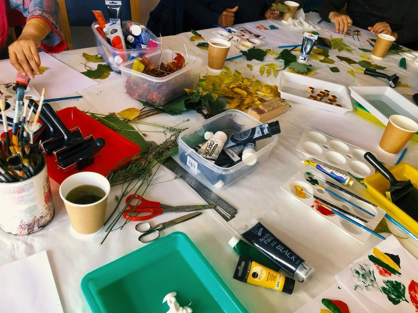 🍂Over the past month, we&rsquo;ve been running Art Club with Space2, free weekly creative mornings inspired by the changing season. Together, participants have been experimenting with leaf printing, collaging and other nature-based techniques, explo