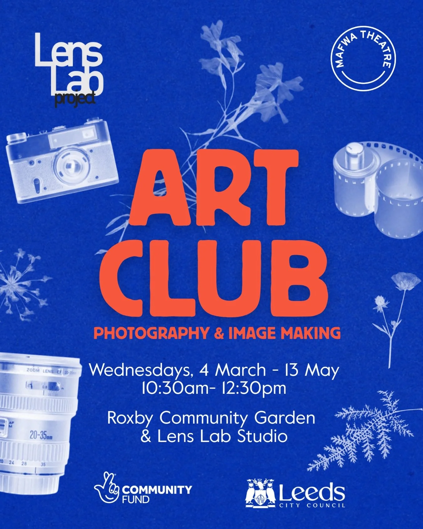 📸 New this spring: Art Club &ndash; Mafwa x @lenslabproject 🌱

Mafwa Theatre and Lens Lab Project invite you to a new season of Art Club, free weekly creative mornings where we&rsquo;ll explore photography in gentle, hands-on ways. Together we&rsqu