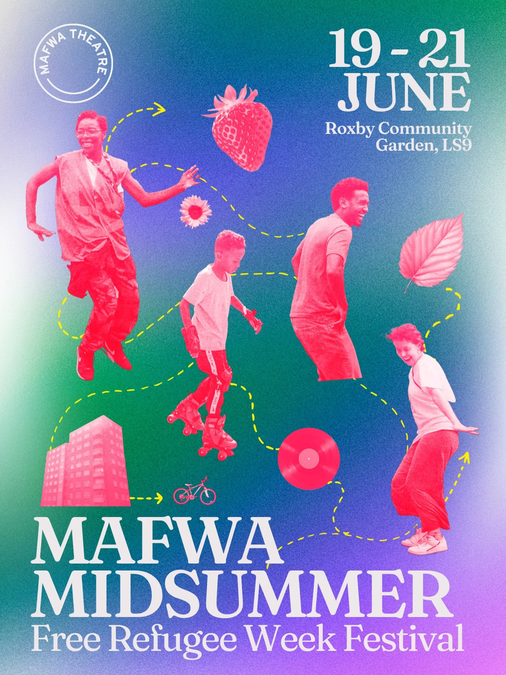 Save the date: Mafwa Midsummer ☀️

This June, Mafwa Theatre&rsquo;s annual Refugee Week celebration returns to the Roxby Community Garden for its biggest year yet , expanding across three days for the first time as &lsquo;Mafwa Midsummer&rsquo;.

Fro