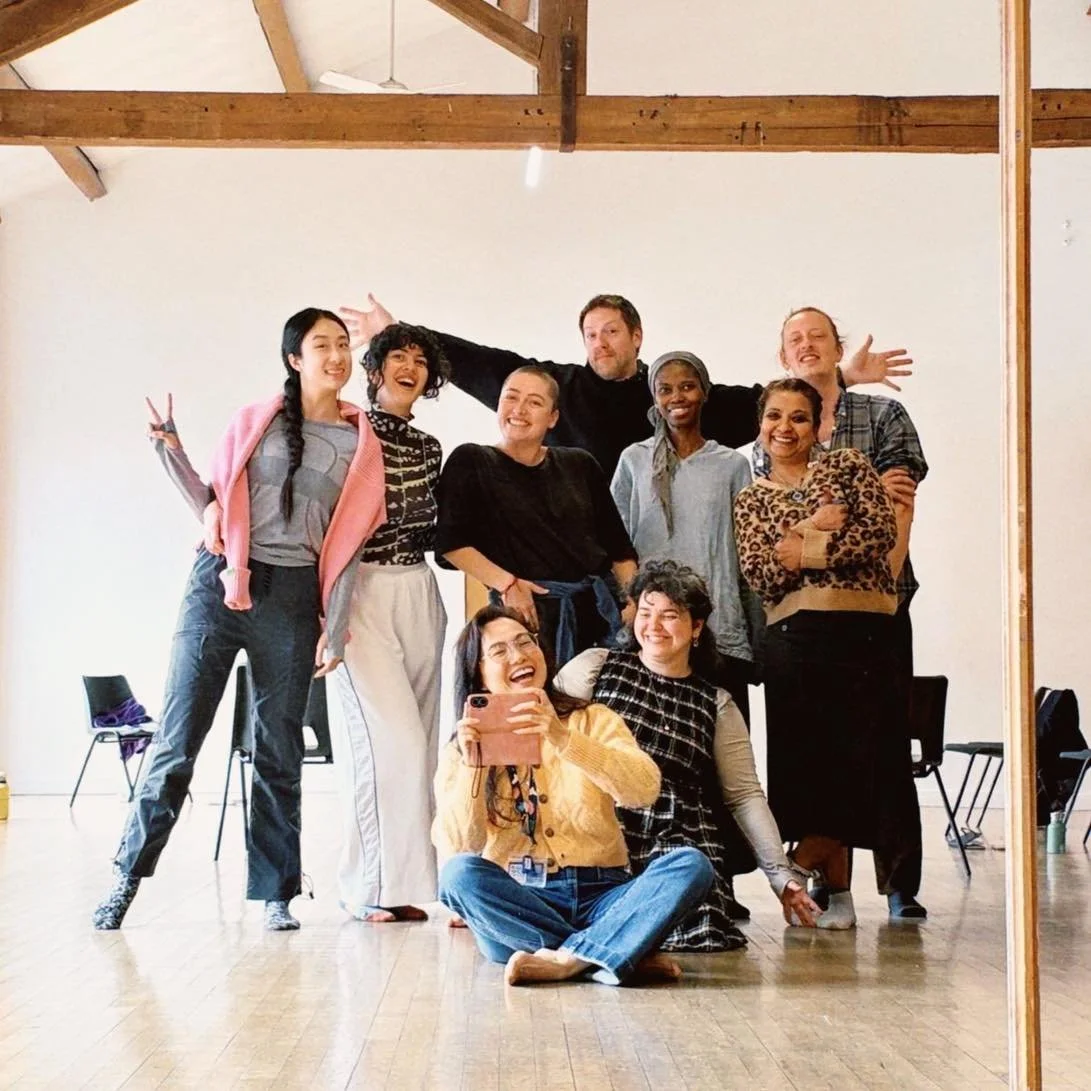 The routing/re:rooting R&amp;D has officially begun at @yorkshiredancepictures ! 

The team have been gathering in the studio, getting warmed up and sharing ideas as the project starts to take shape ahead of @refugeeweekuk and Mafwa Midsummer! 

Led 