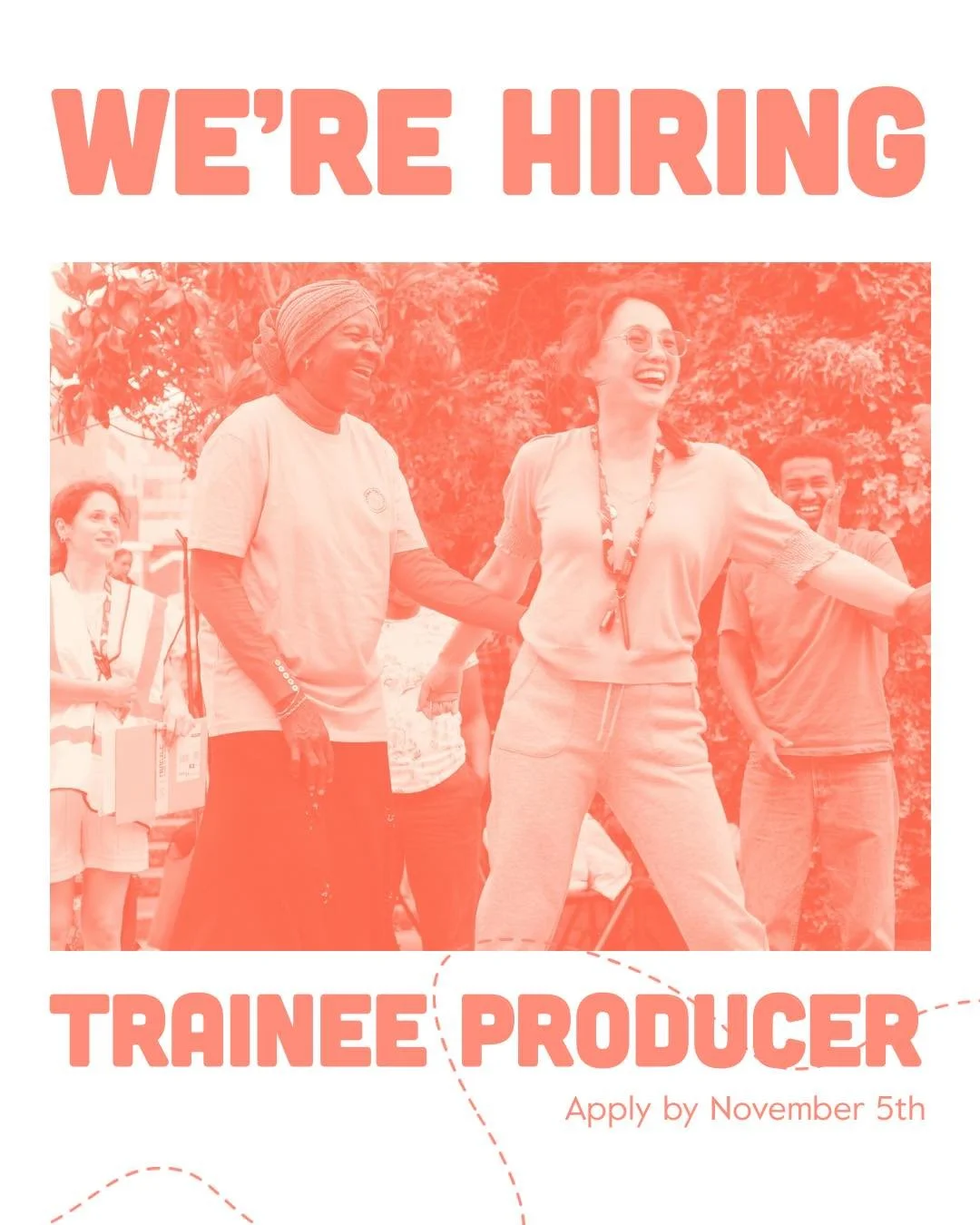 ✨WE&rsquo;RE HIRING✨

We&rsquo;re looking for a creative with lived experience of forced displacement to join our team as a Trainee Producer for a 12-week paid placement from January to April 2027.

The role will offer hands-on experience in producti