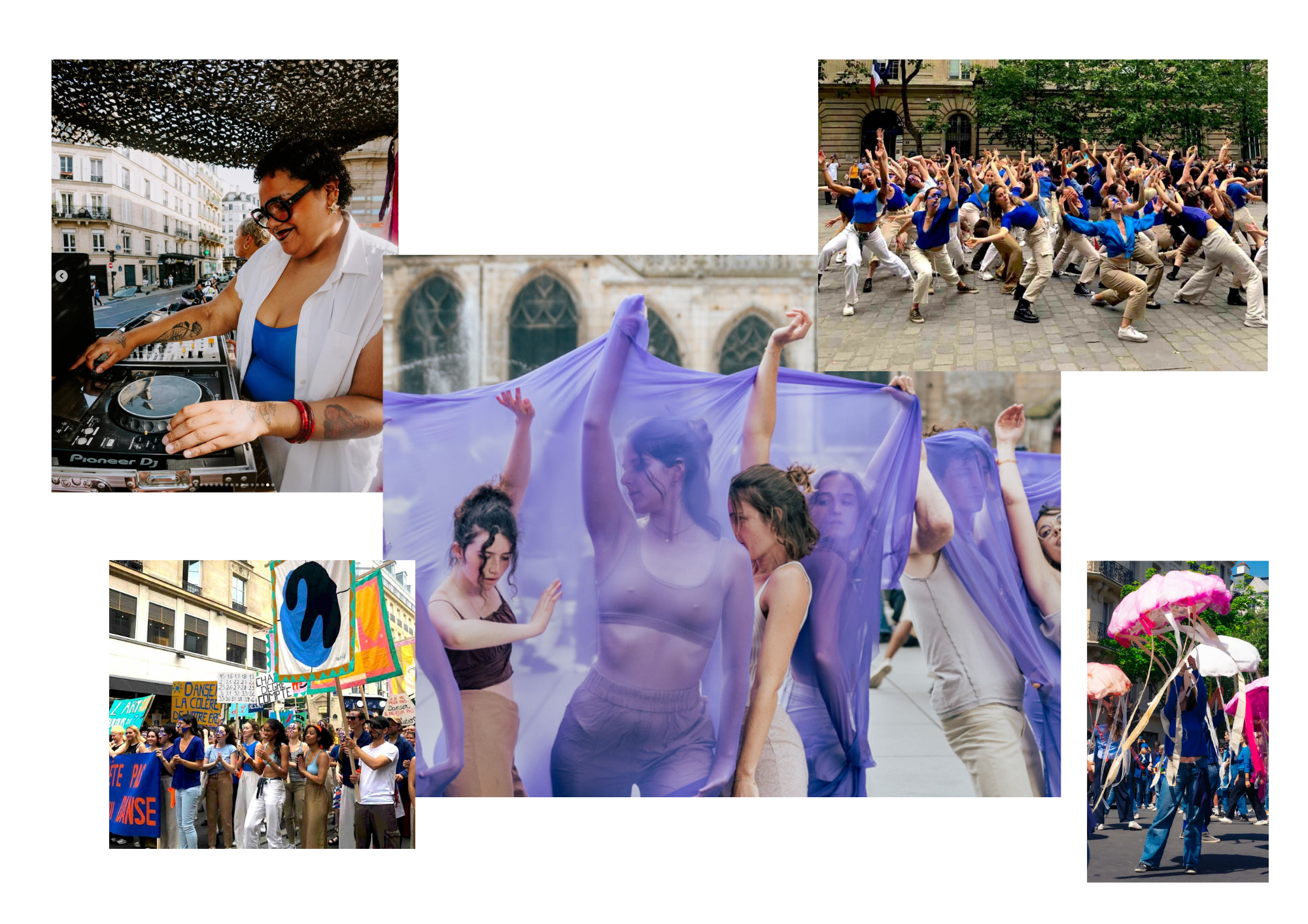 Le Magma. Transforming public space into a shared theatrical experience through music, movement and encounter. 