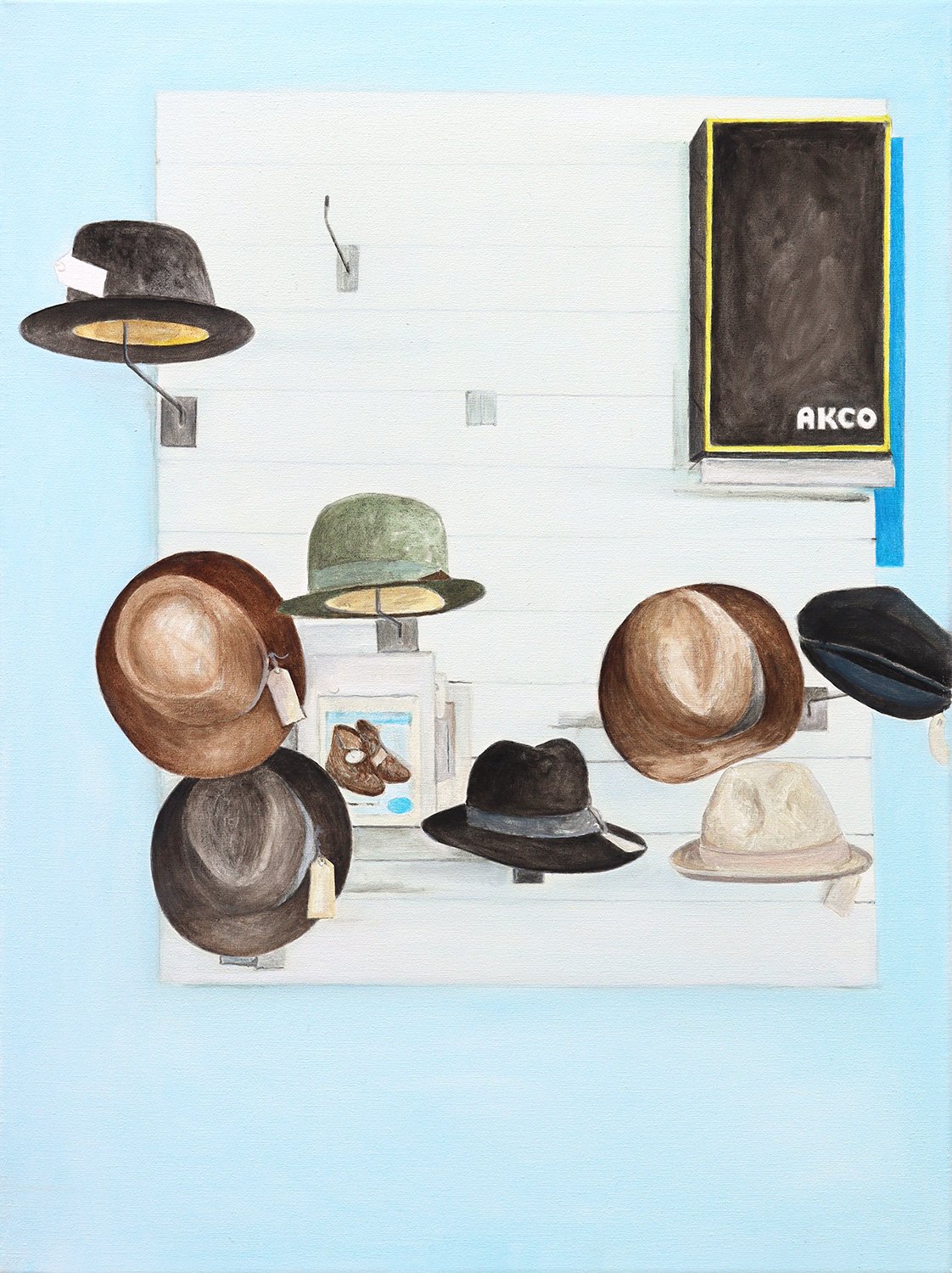 Hooks, oil on canvas, 61 x 46cm
