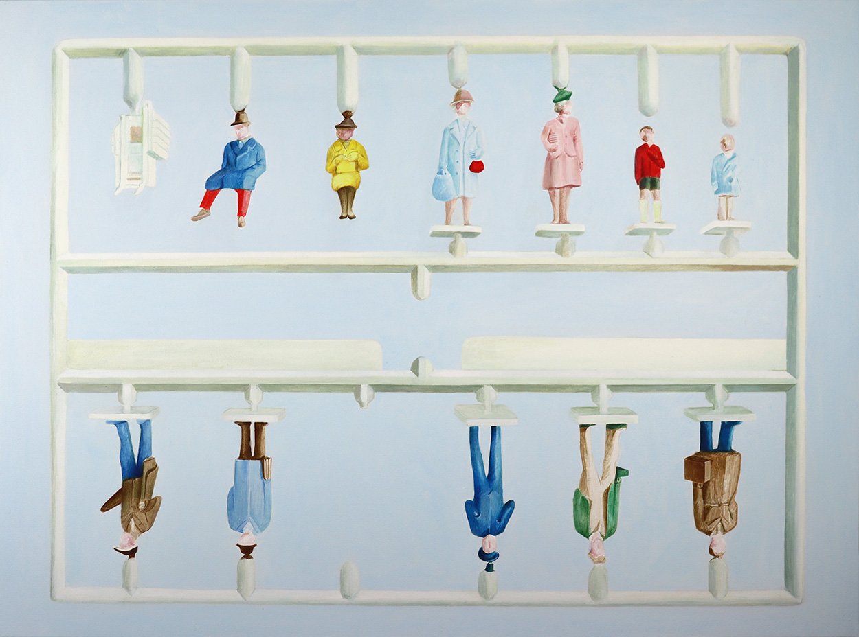 Snap off (hand painted by unknown hand), oil on canvas, 61 x 81cm (SOLD)