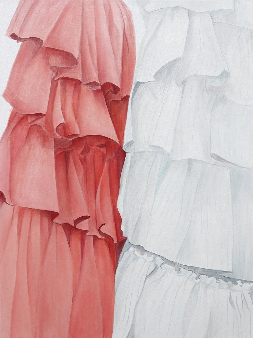 Bustle, bustle, oil on canvas, 81 x 61.5cm