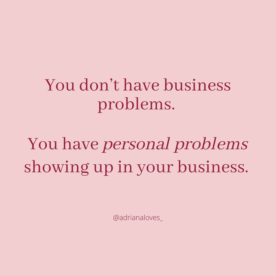 You feel me? 

Yikes. This statement continues to ring true in my business! 💫

Because everything is ENERGY, so this means when we clear up one area of our lives it effects all areas. 

This means when we bring AWARENESS to what&rsquo;s holding us b